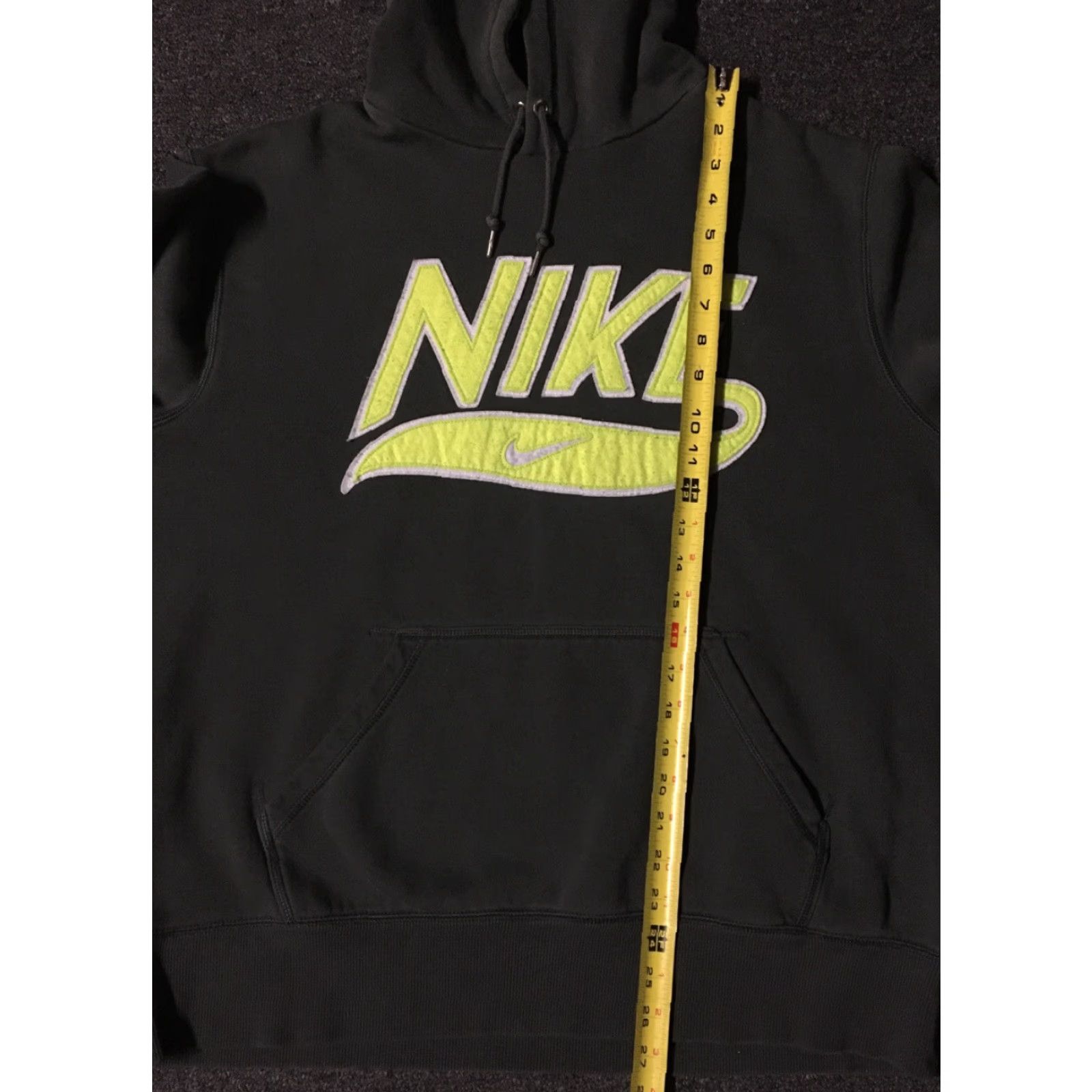 Nike VINTAGE Nike Spellout Swoosh Hoodie XL Gray Men Pullover 80s 90s Hip Hop Grunge Swoosh Logo Sportswear Shirt Size US XL / EU 56 / 4 - 5 Thumbnail