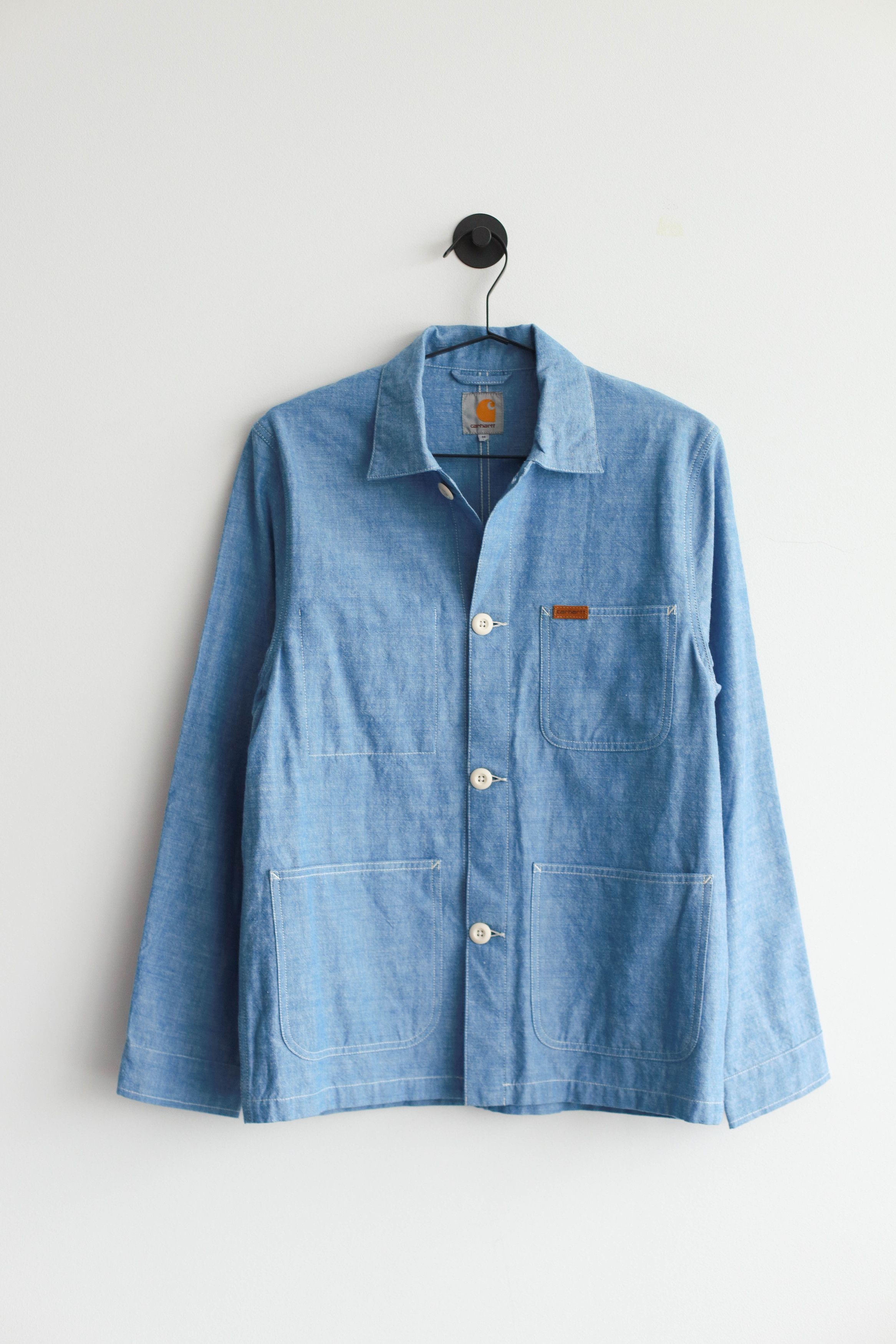 Carhartt Carhartt WIP Mens Cotton Blue Rigid Flynn Jacket Size US M / EU 48-50 / 2 - 1 Thumbnail