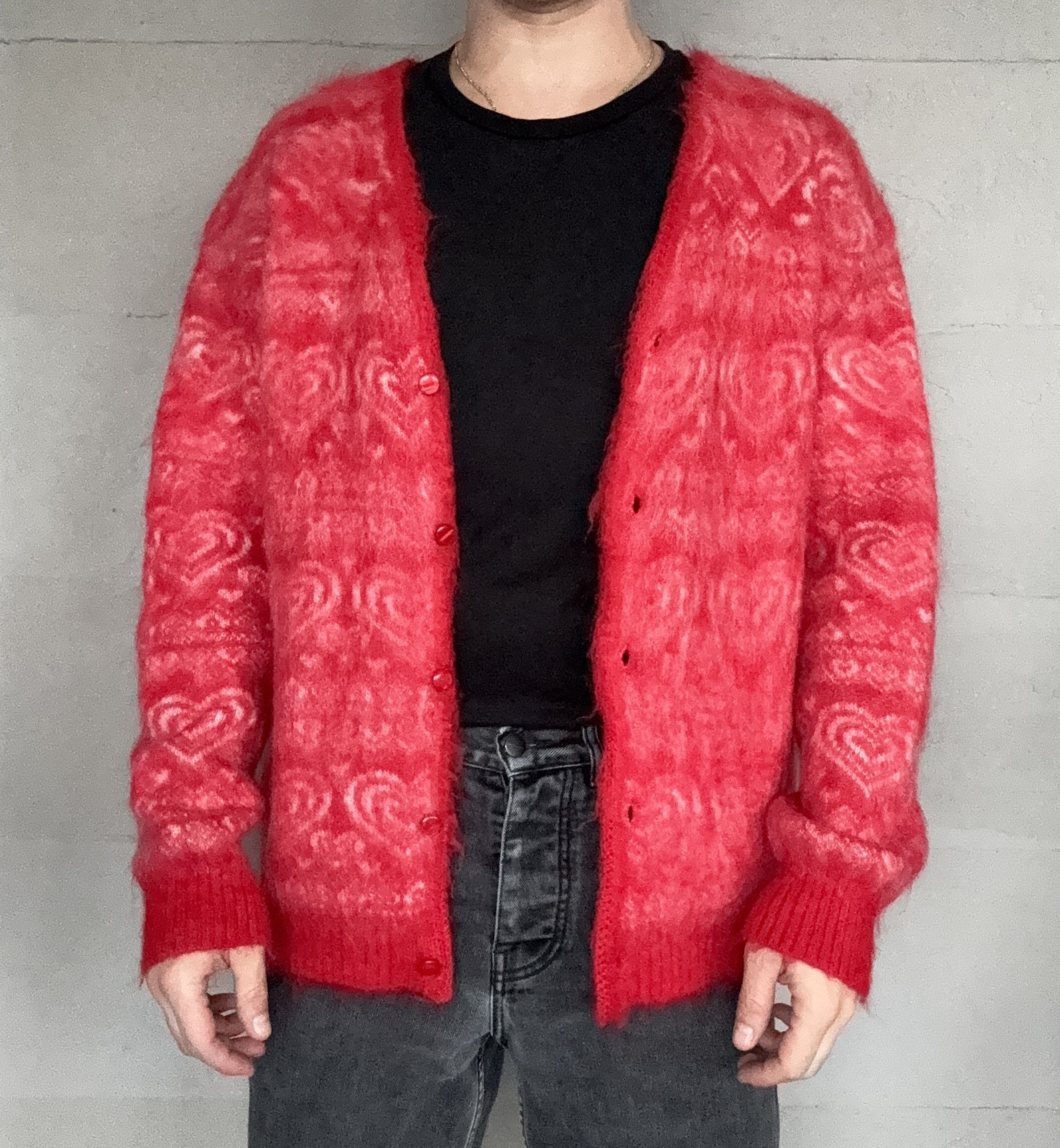 girls don’t cry needles mohair cardigan Girls Don't Cry × Needles Girls Don't Cry Needles Mohair