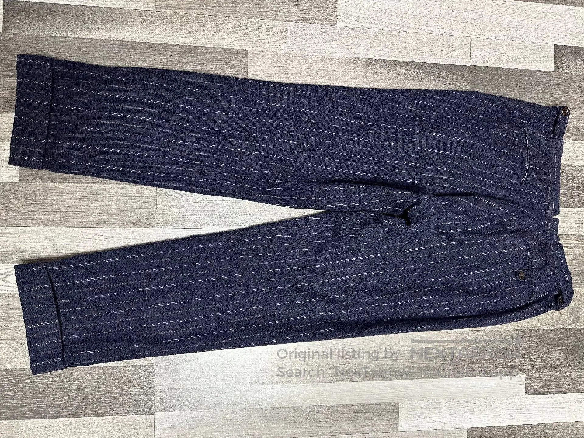 Polo Ralph Lauren Polo Ralph Lauren Blue Striped Trousers. Size US 32 / EU 48 - 6 Thumbnail