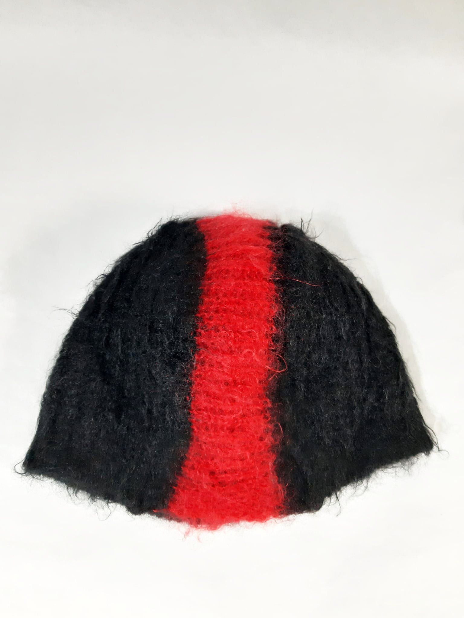 PRADA ニット帽　FW 2007 コレクション Prada Mohair Mohawk Beanie Hat FW 2007 Runway | Grailed