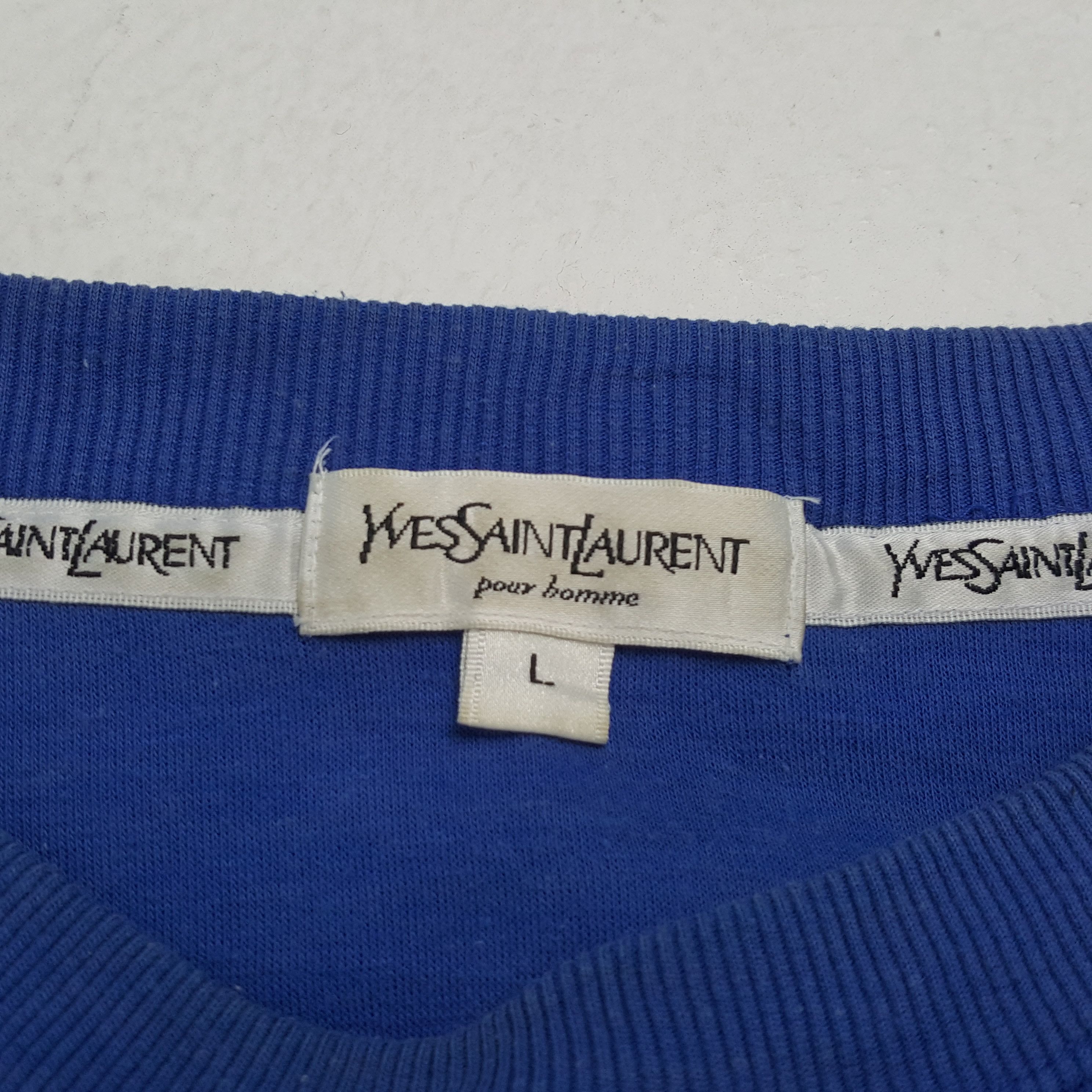 Vintage × Yves Saint Laurent Vintage YVES SAINT LAURENT Italian Luxury Brand Sweatshirts Size US L / EU 52-54 / 3 - 10 Thumbnail