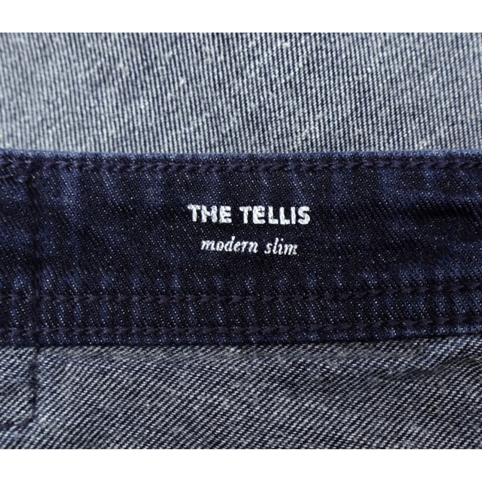 Vintage AG Adriano Goldschmied The Tellis Jeans Men's Blue 32x31 Denim Bootcut 5-Pocket Regular Medium Wash Stretch Cotton Elastane" Size US 32 / EU 48 - 5 Thumbnail
