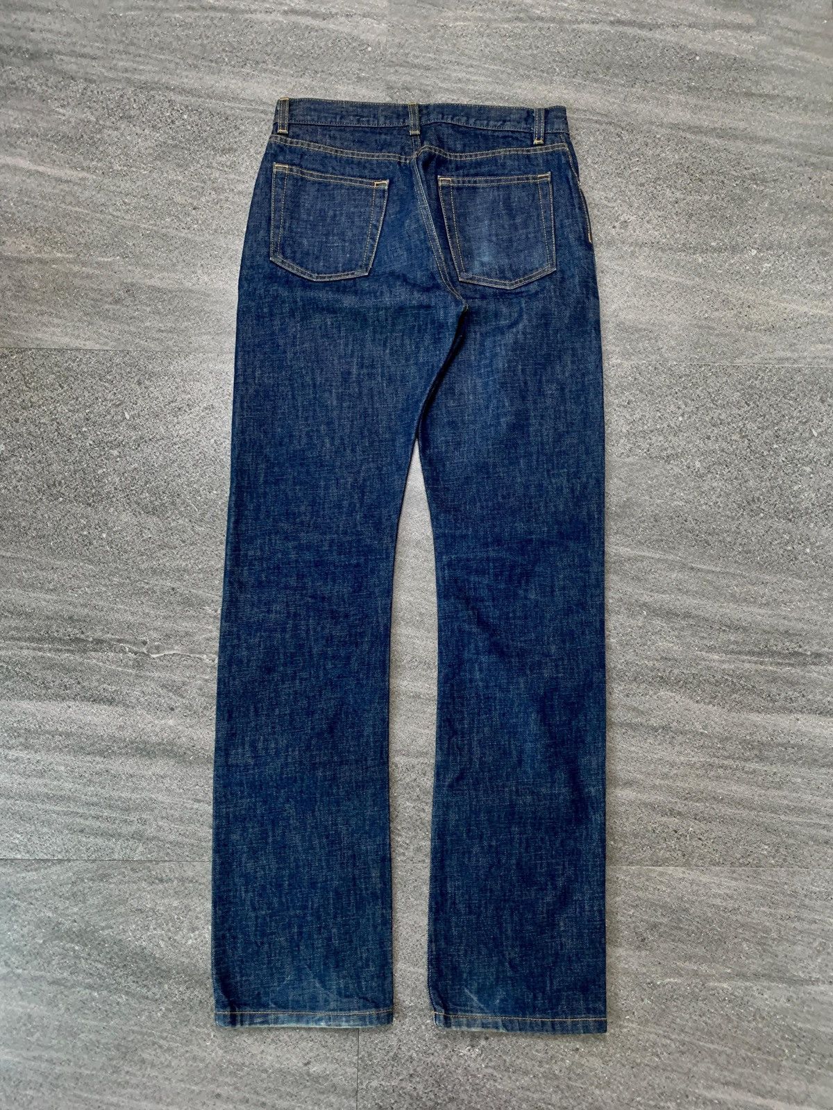 Helmut Lang FREE TAX! 2000s Indigo Classic Cut Denim Jeans Size US 28 / EU 44 - 8 Thumbnail