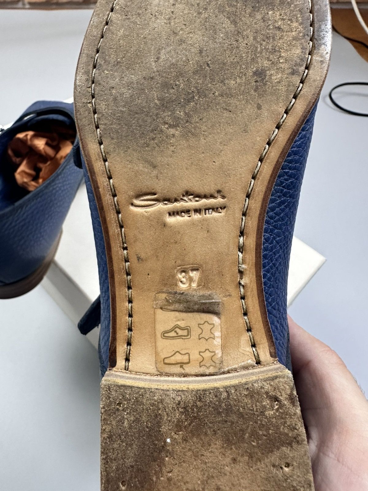 Santoni Santoni leather double-buckle shoe Size US 8 / IT 38 - 7 Thumbnail