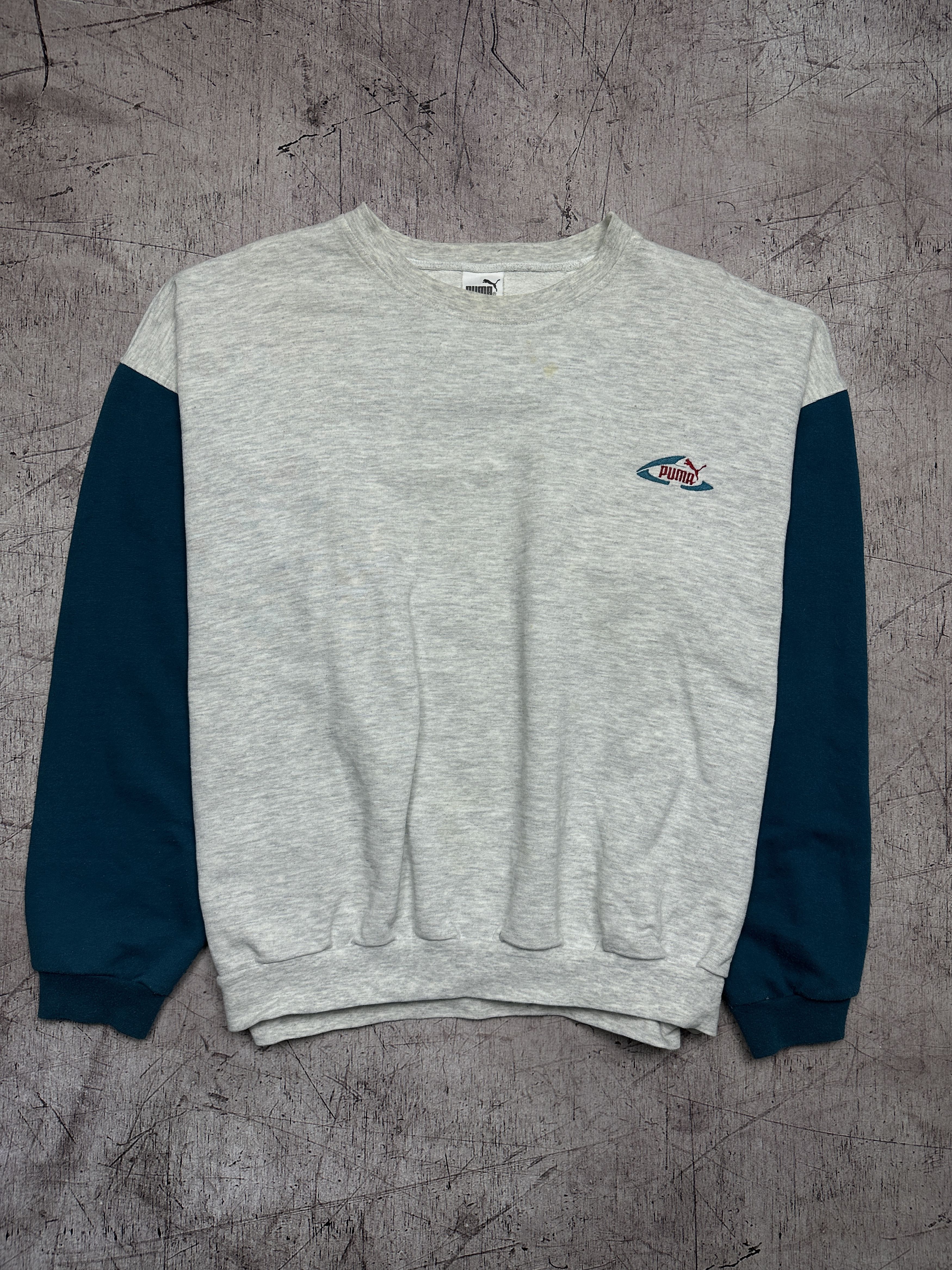 Puma × Vintage Puma 90s Vintage Mens Track Top Suit Sweatshirt + Pants Size US 34 / EU 50 - 2 Thumbnail
