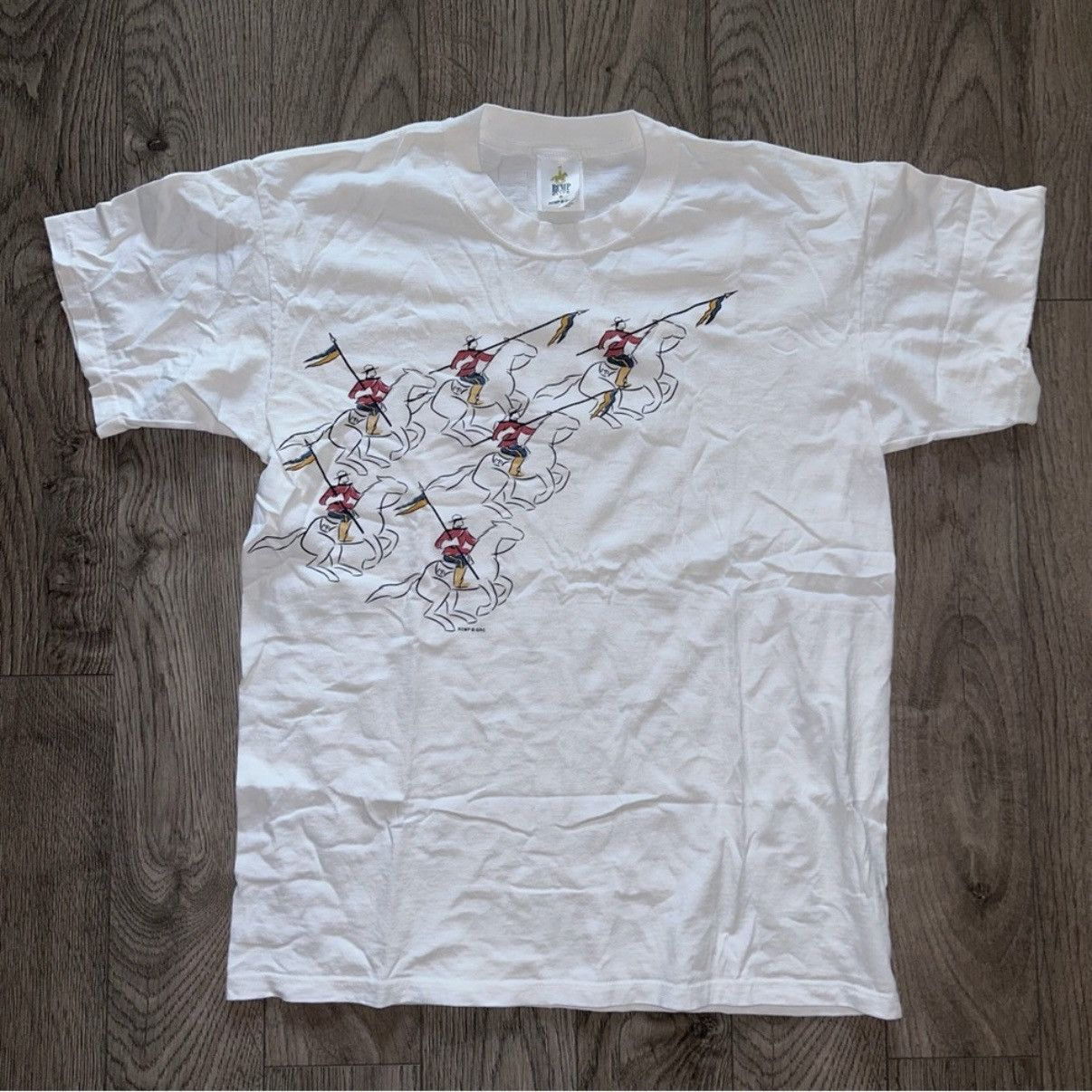Vintage 90’s RCMP Musical Ride Graphic Tee Size L Made in Canada Size US L / EU 52-54 / 3 - 1 Thumbnail