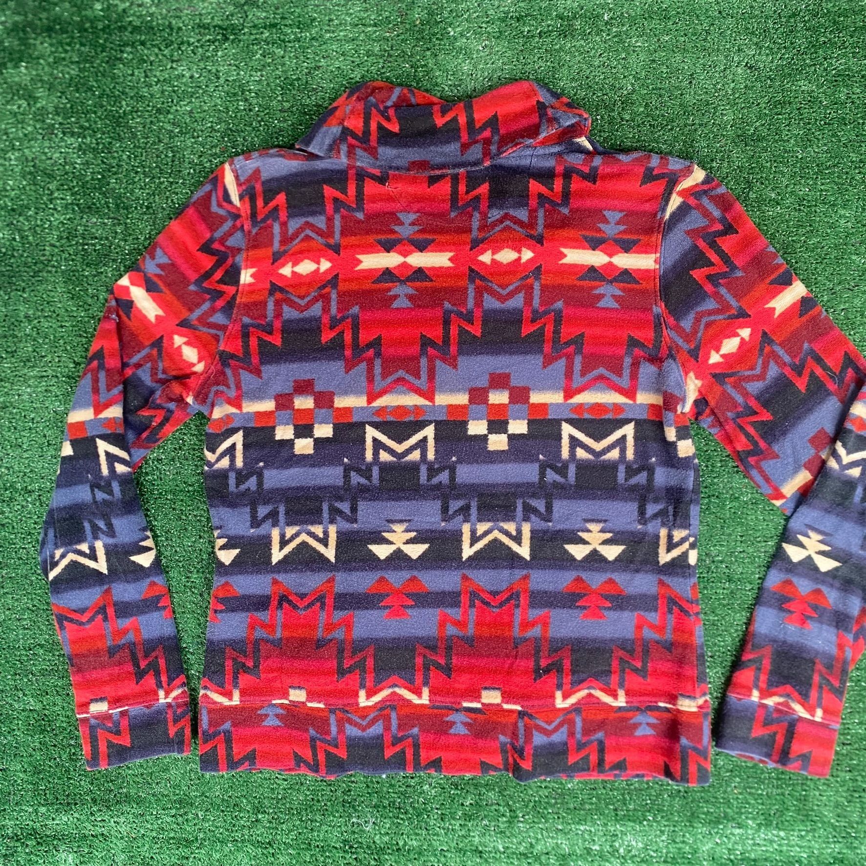 Ralph Lauren Vintage Y2K Ralph Lauren Jacket Aztec Western Shawl Coat Size US M / EU 48-50 / 2 - 6 Thumbnail