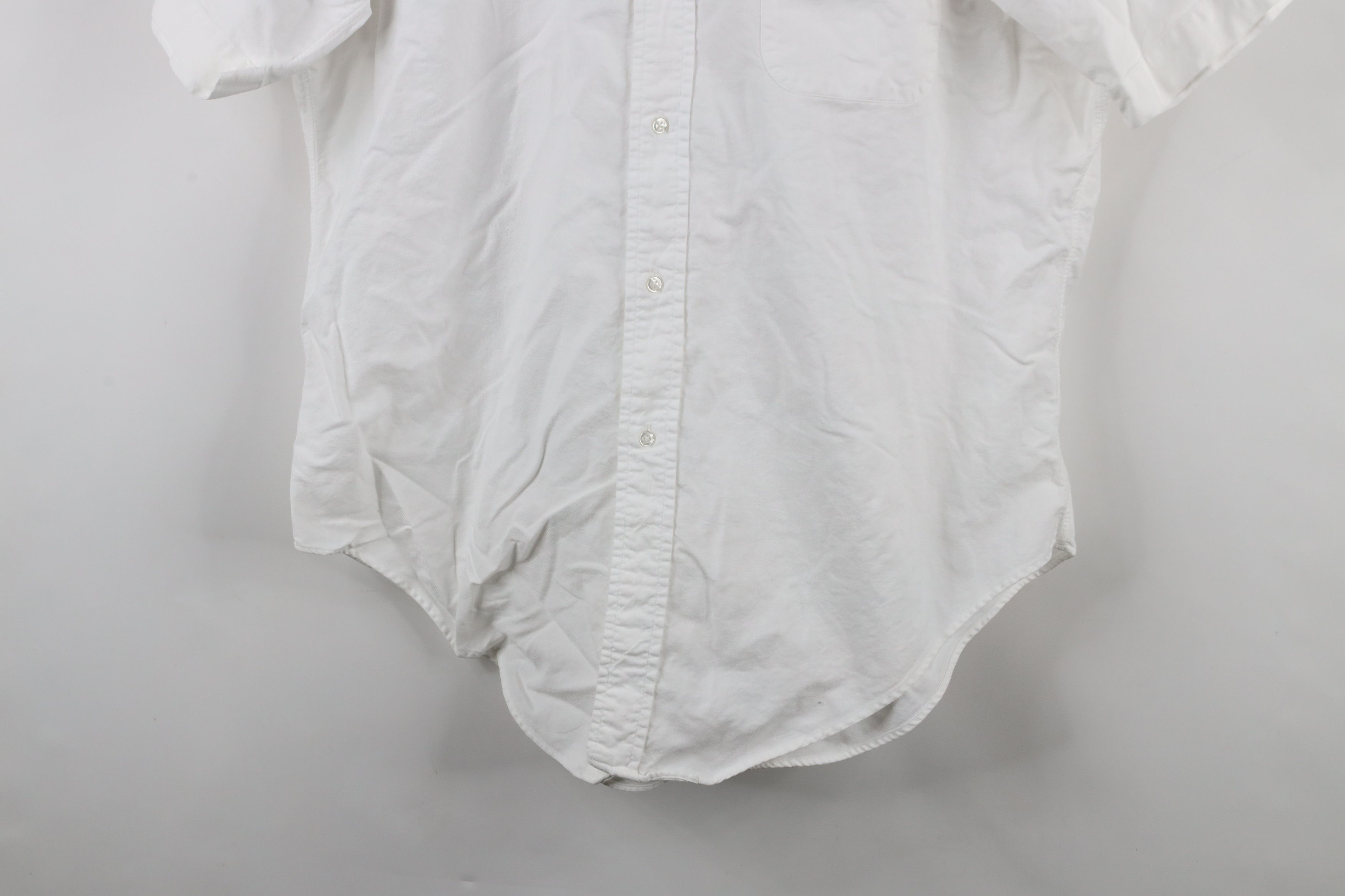 Brooks Brothers × Vintage Vintage 80s 90s Brooks Brothers Button Down Shirt White USA Size US M / EU 48-50 / 2 - 3 Thumbnail