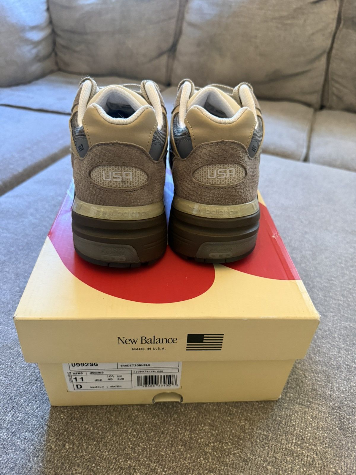 New Balance New Balance 992 Driftwood Mushroom Size US 11 / EU 44 - 8 Thumbnail