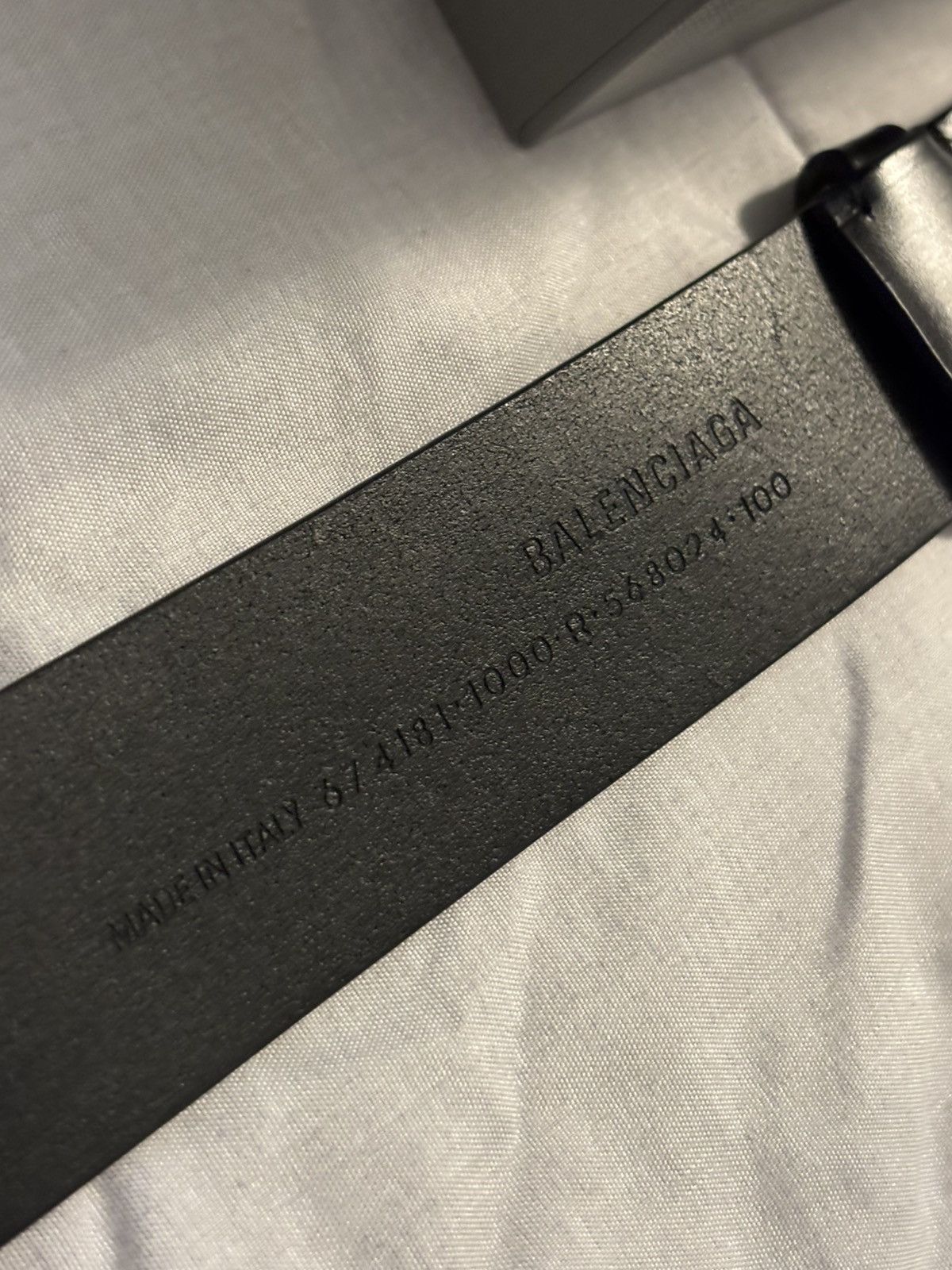 Balenciaga Balenciaga BB Large Belt Black Size ONE SIZE - 5 Thumbnail