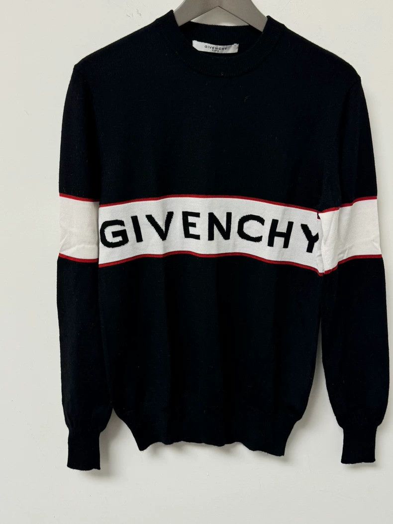 Givenchy Color-blocked letter logo knitwear size S