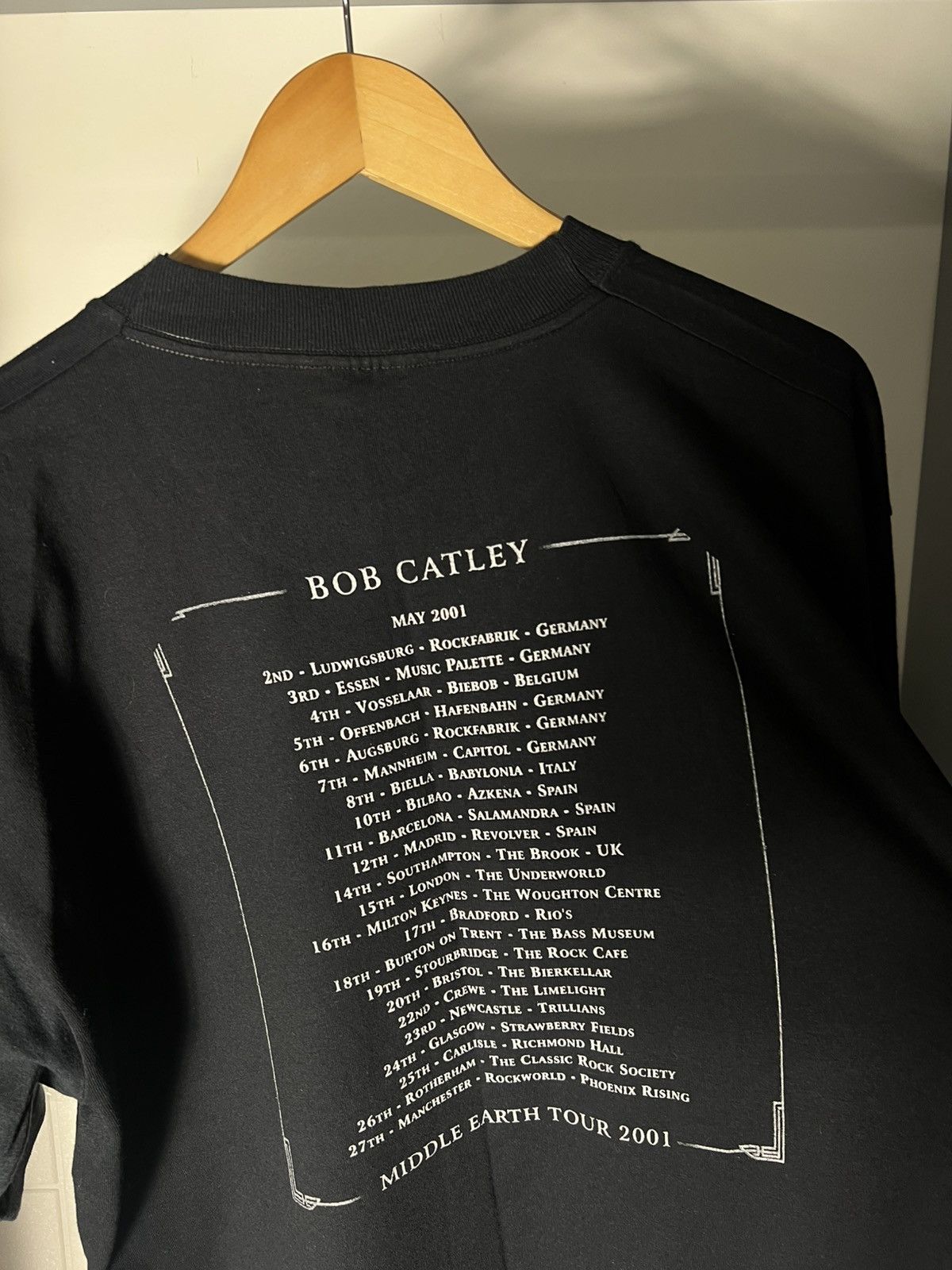 Band Tees VINTAGE BOB CATLEY ALBUM TOUR T-SHIRT ROXK METAL RETRO 90s Size US XL / EU 56 / 4 - 8 Thumbnail