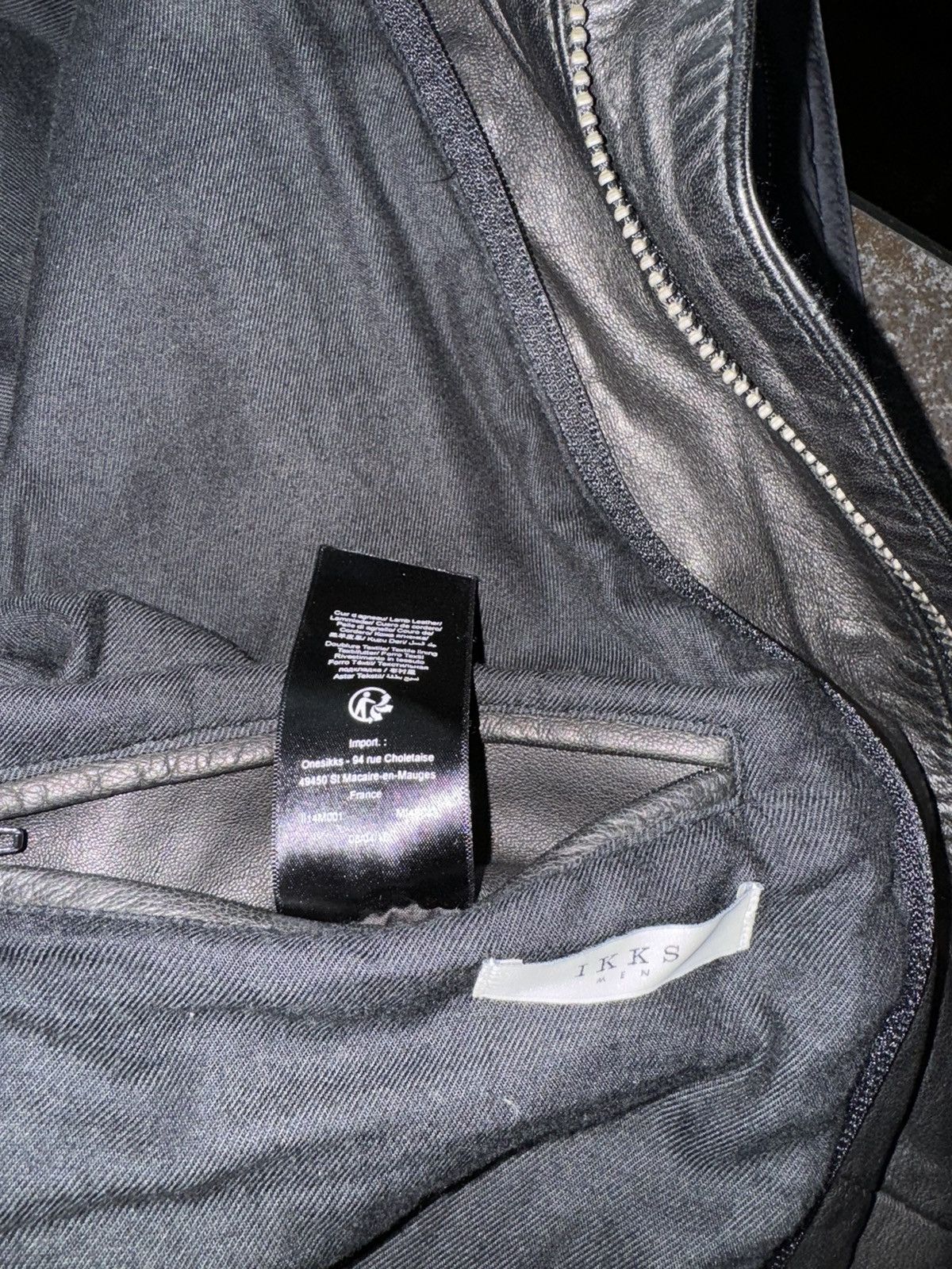 IKKS IKKS Leather Jacket Size US XL / EU 56 / 4 - 7 Thumbnail