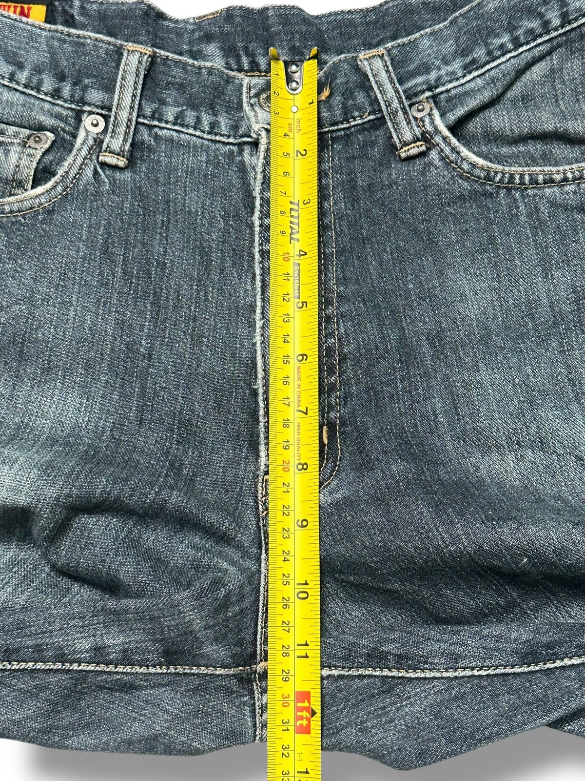 Edwin Rare Edwin Vintage Orange Tab Straight Loose and Faded Wash Size US 31 - 16 Thumbnail
