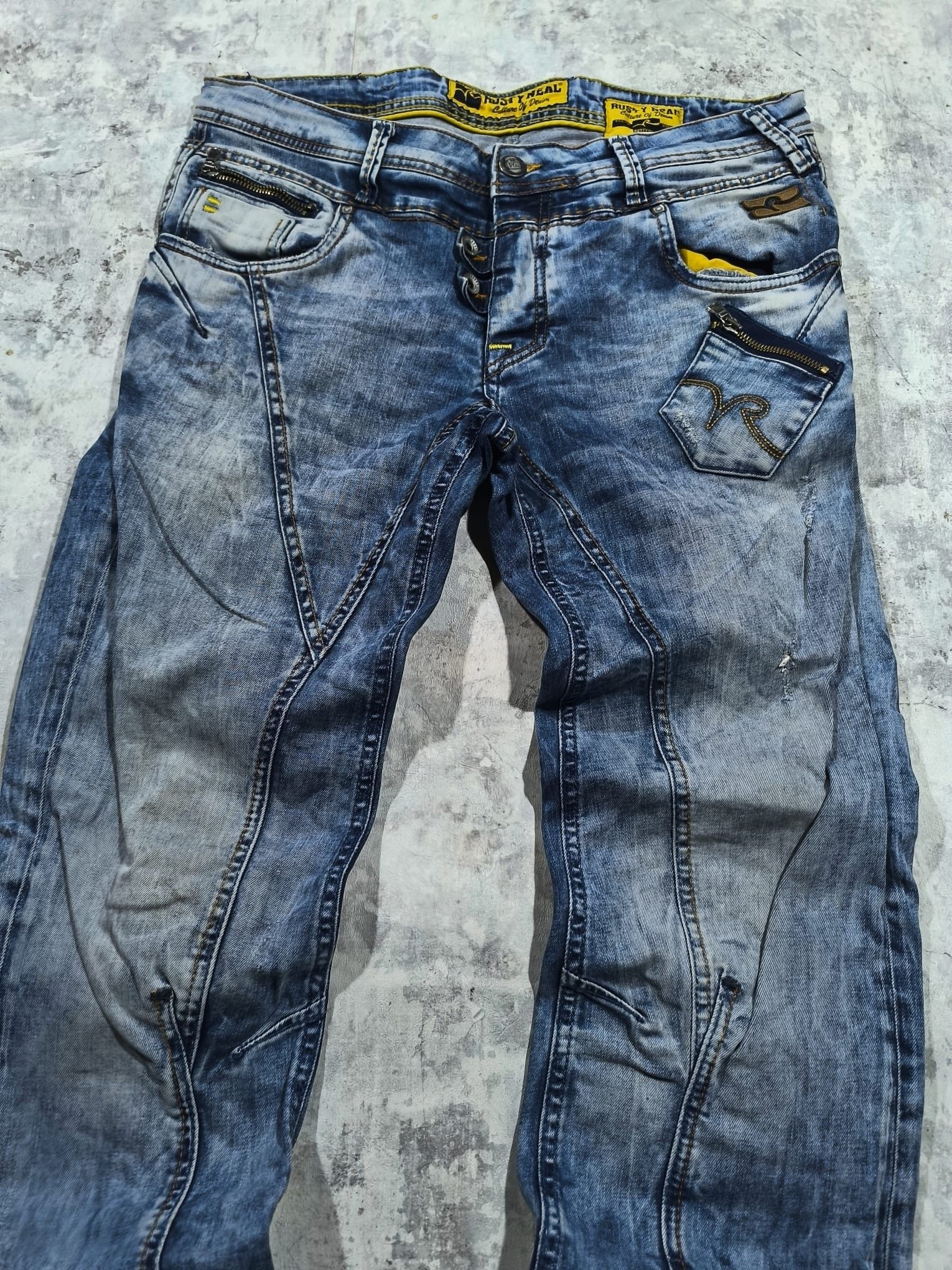 Hysteric Glamour distressed biker denim jeans Size US 34 / EU 50 - 14 Thumbnail