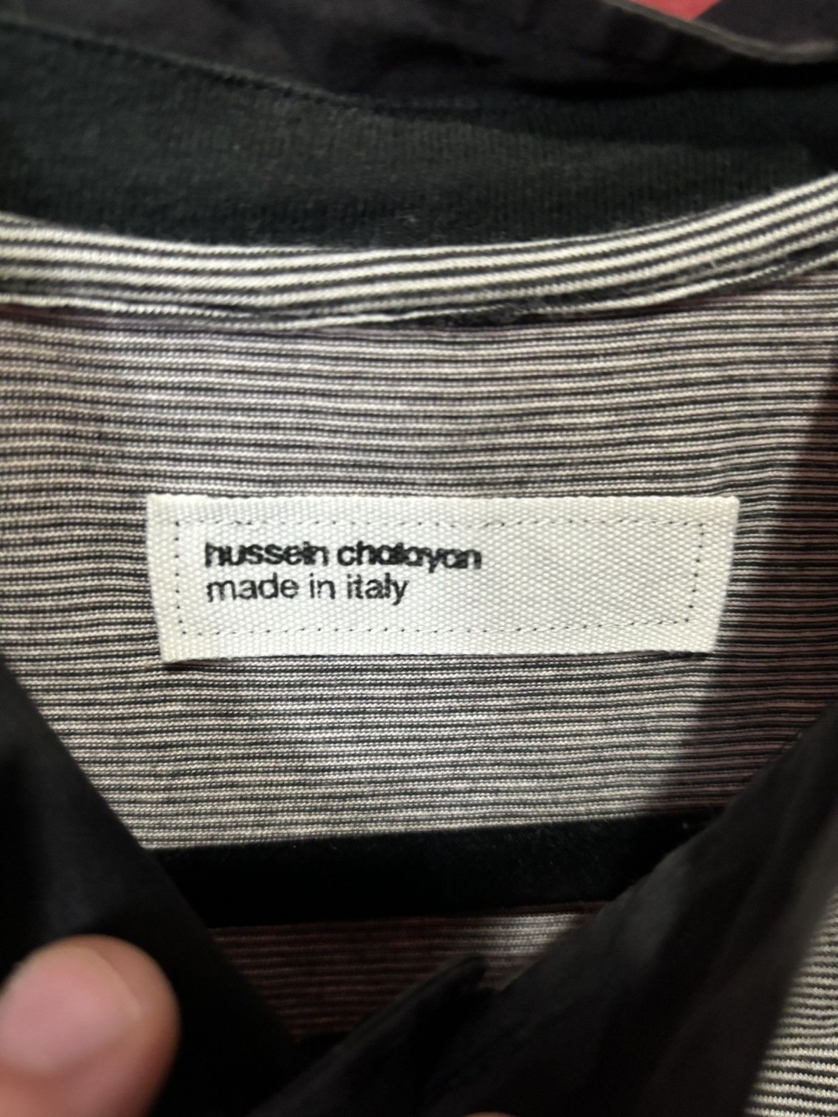 Hussein Chalayan Hussein Chalayan Striped Distressed Short Sleeve Button Up Size US S / EU 44-46 / 1 - 3 Thumbnail