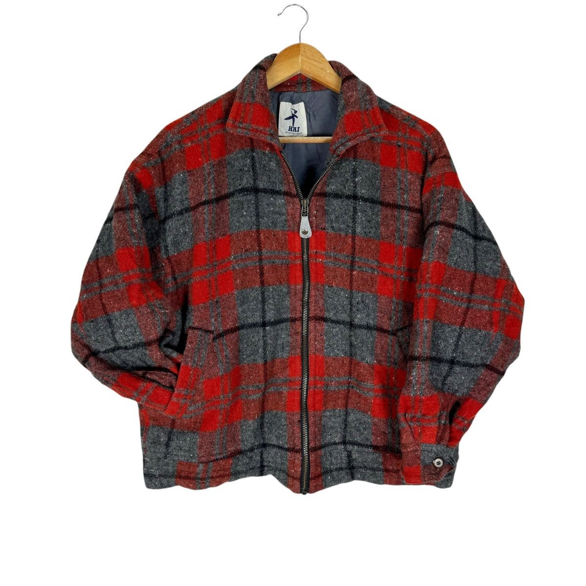 Hai Sporting Gear ☀️HAI SPORTING GEAR IS RED TARTAN JACKET Size M / US 6-8 / IT 42-44 - 1 Thumbnail
