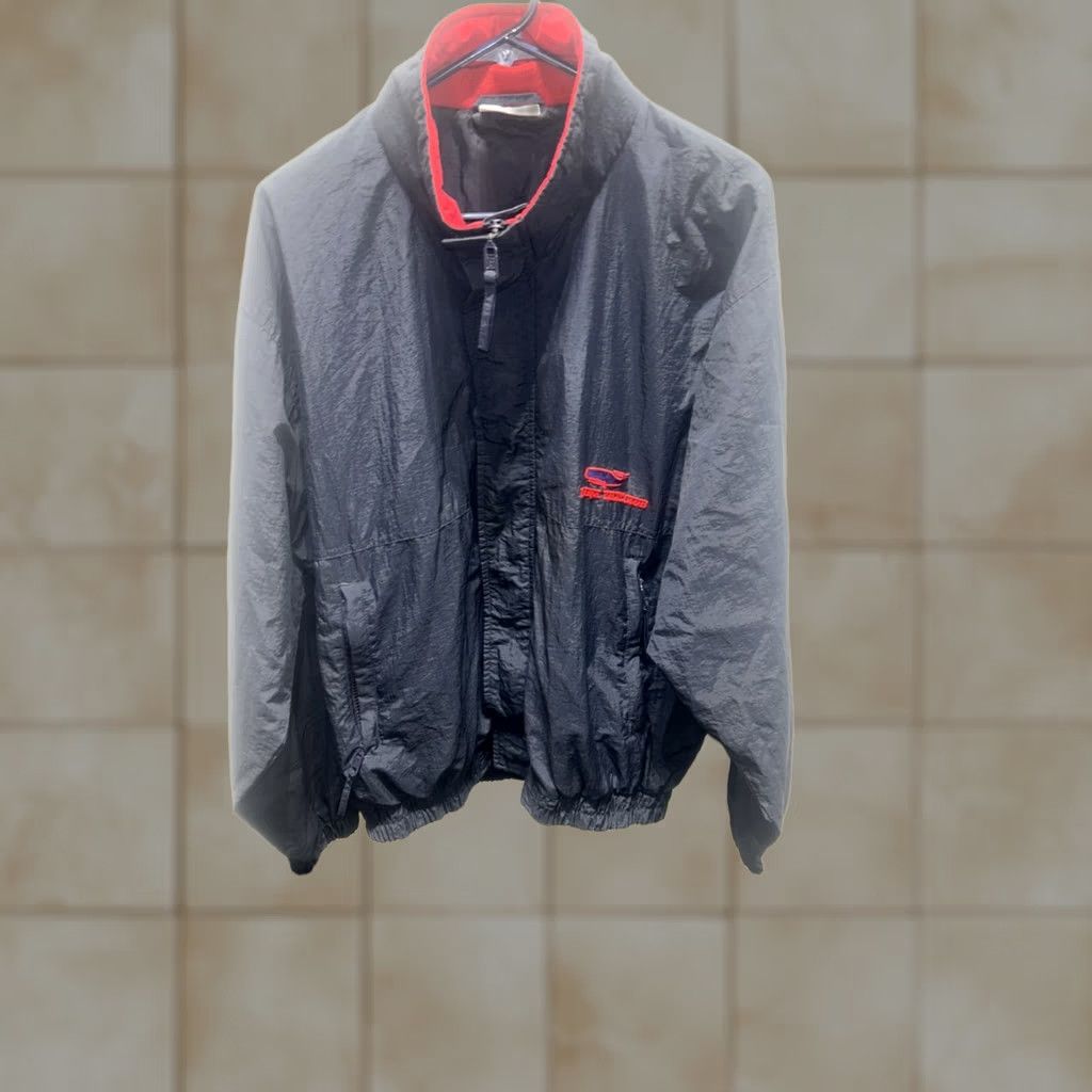 Vintage VTG Navy Blue Lahaina Yacht Club Jacket L Red Trim Zip Bomber Navy Men Size L Size US L / EU 52-54 / 3 - 1 Thumbnail