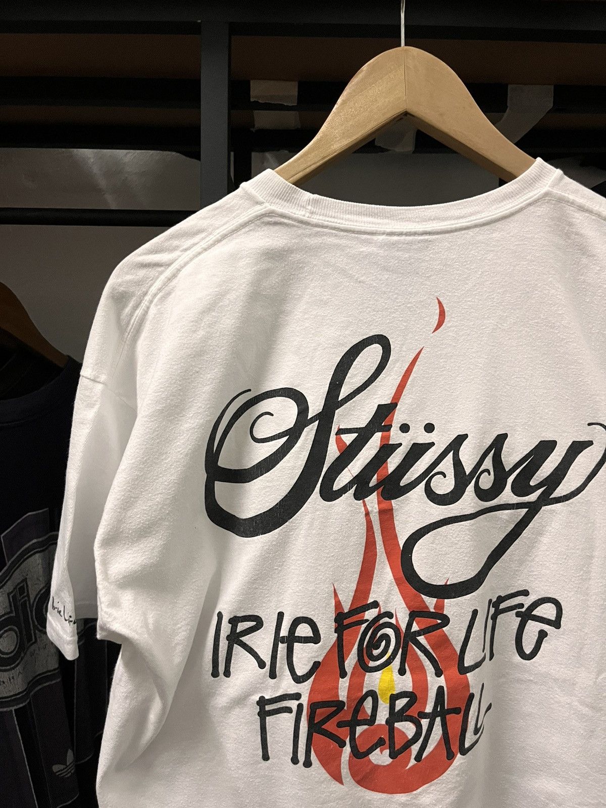Stussy × Vintage Vintage Stussy Zero White Shirt Size US L / EU 52-54 / 3 - 2 Thumbnail