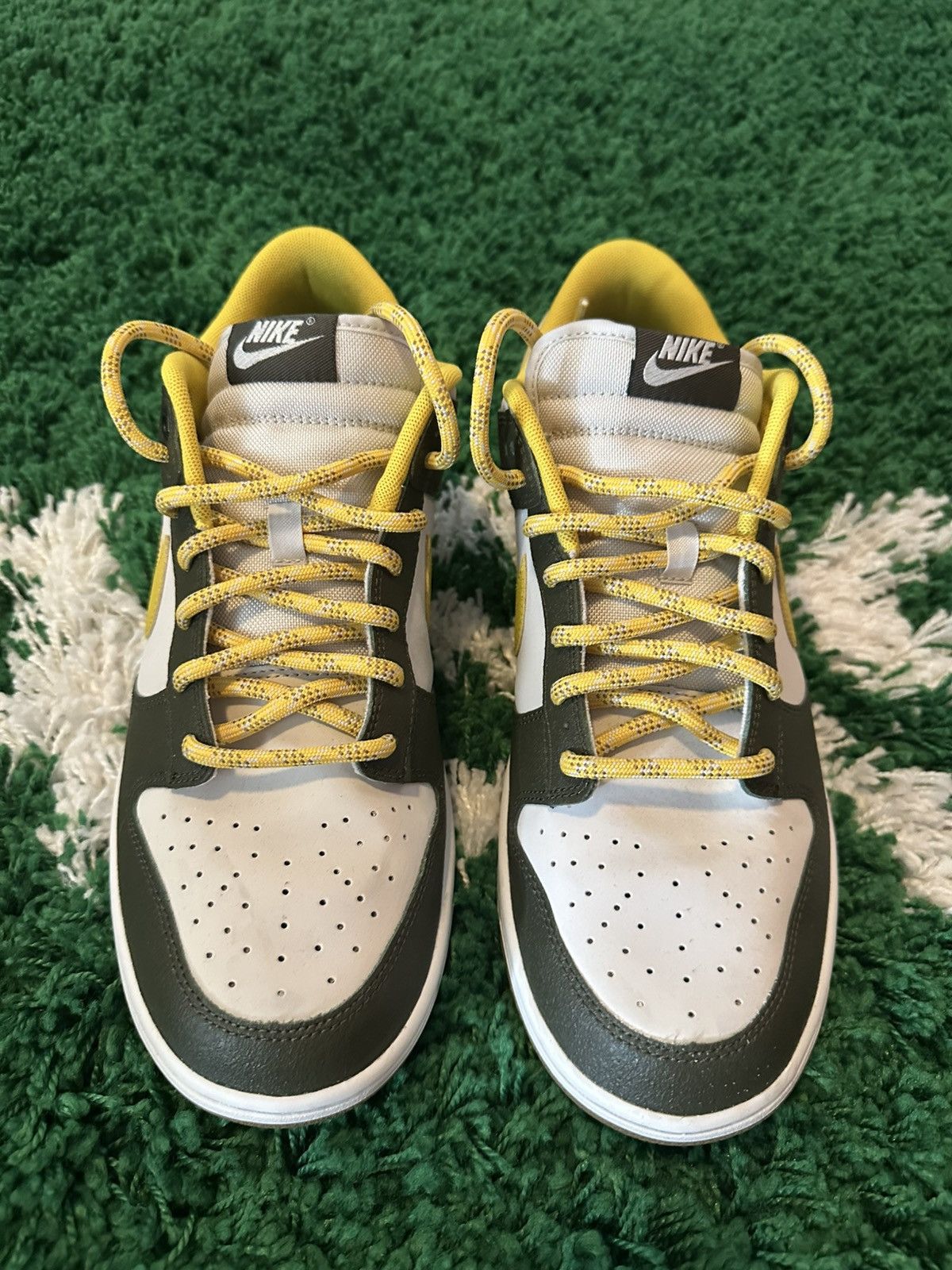 Nike Dunk Low Cargo Khaki Sulfur 11 Size US 11 / EU 44 - 4 Thumbnail