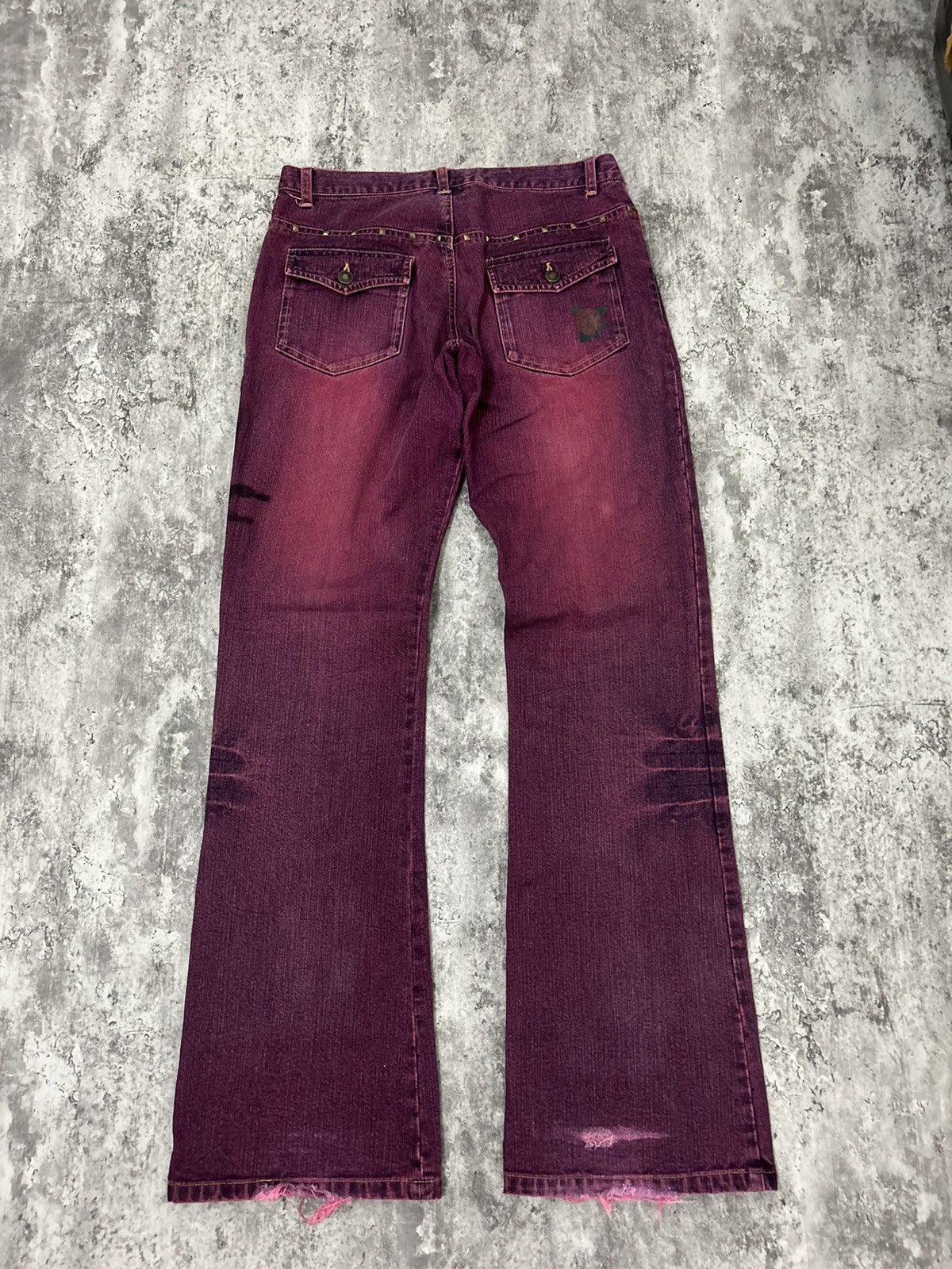 Vintage Rustenburg Homme Scorpion Distressed Jeans Size US 32 / EU 48 - 3 Thumbnail