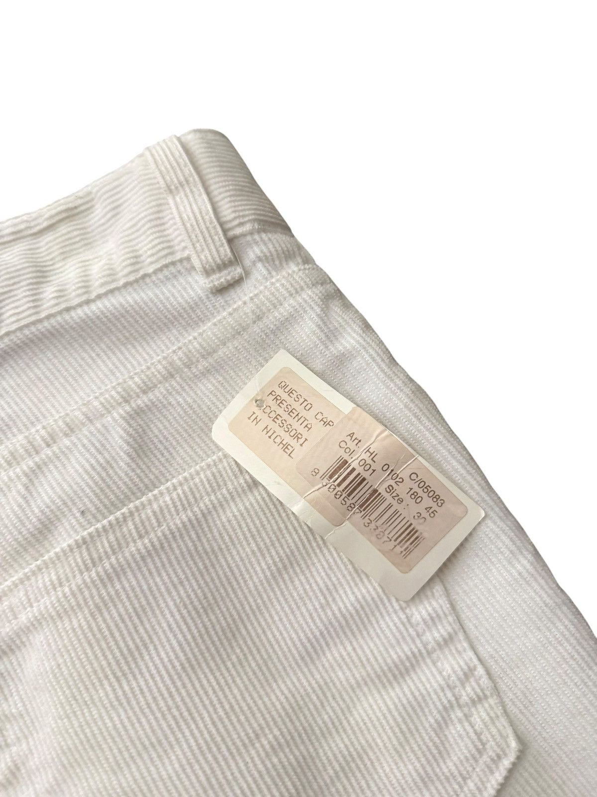 Helmut Lang 1999 Helmut Lang White Corduroy Painter Jeans Size US 30 / EU 46 - 8 Thumbnail