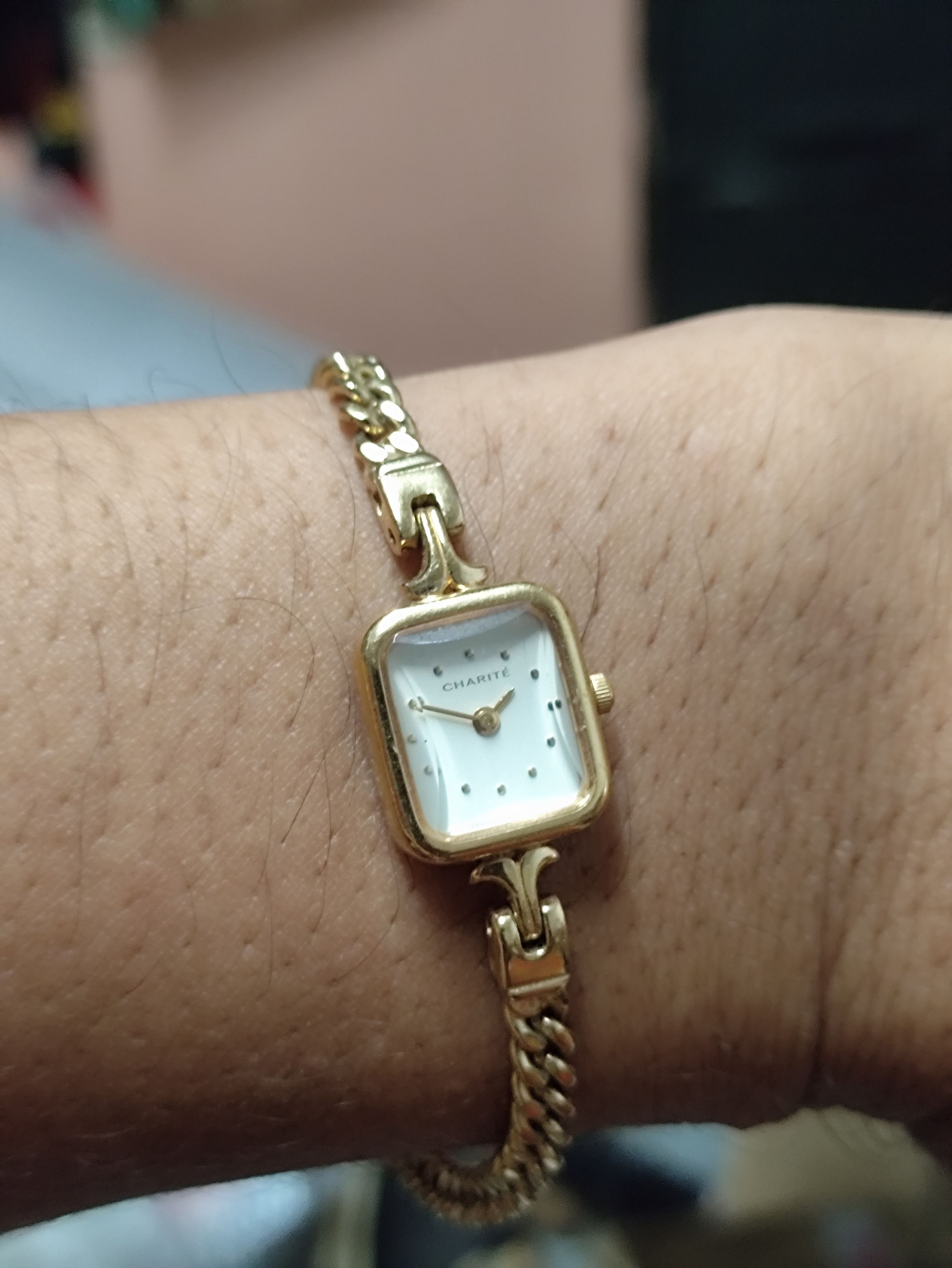 Japanese Brand Luxury Gold Color Bracelet Watch By CHARITE JAPAN Size ONE SIZE - 2 Thumbnail