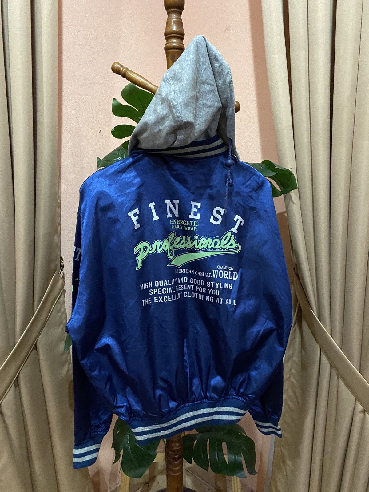 Vintage VINTAGE FITNESS STADIUM BASEBALL JACKET Size US L / EU 52-54 / 3 - 13 Thumbnail