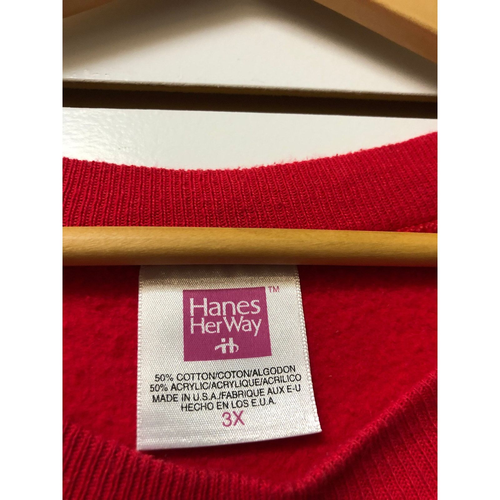 Hanes Vintage Santa Paws Sweatshirt size 3x 1990s 80s Size US XXL / EU 58 / 5 - 4 Thumbnail