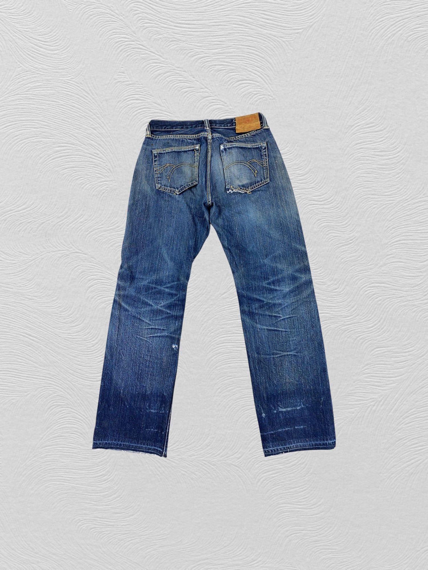 The Flat Head Redline The Flat Head Jeans 29x30 Denim - JN3775 Size US 29 - 2 Thumbnail