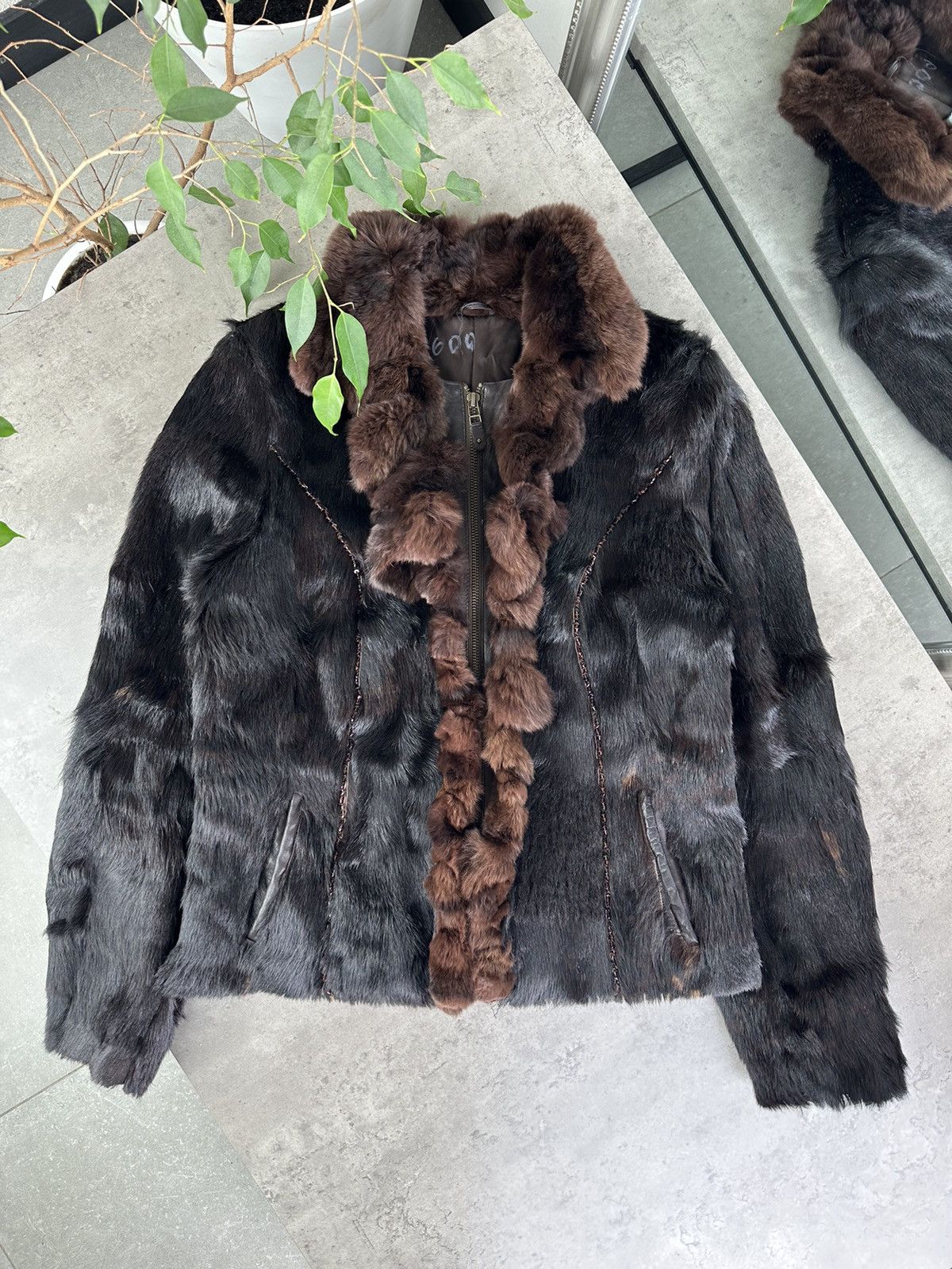 Japanese Brand Vintage Fur Jacket Size M / US 6-8 / IT 42-44 - 1 Thumbnail