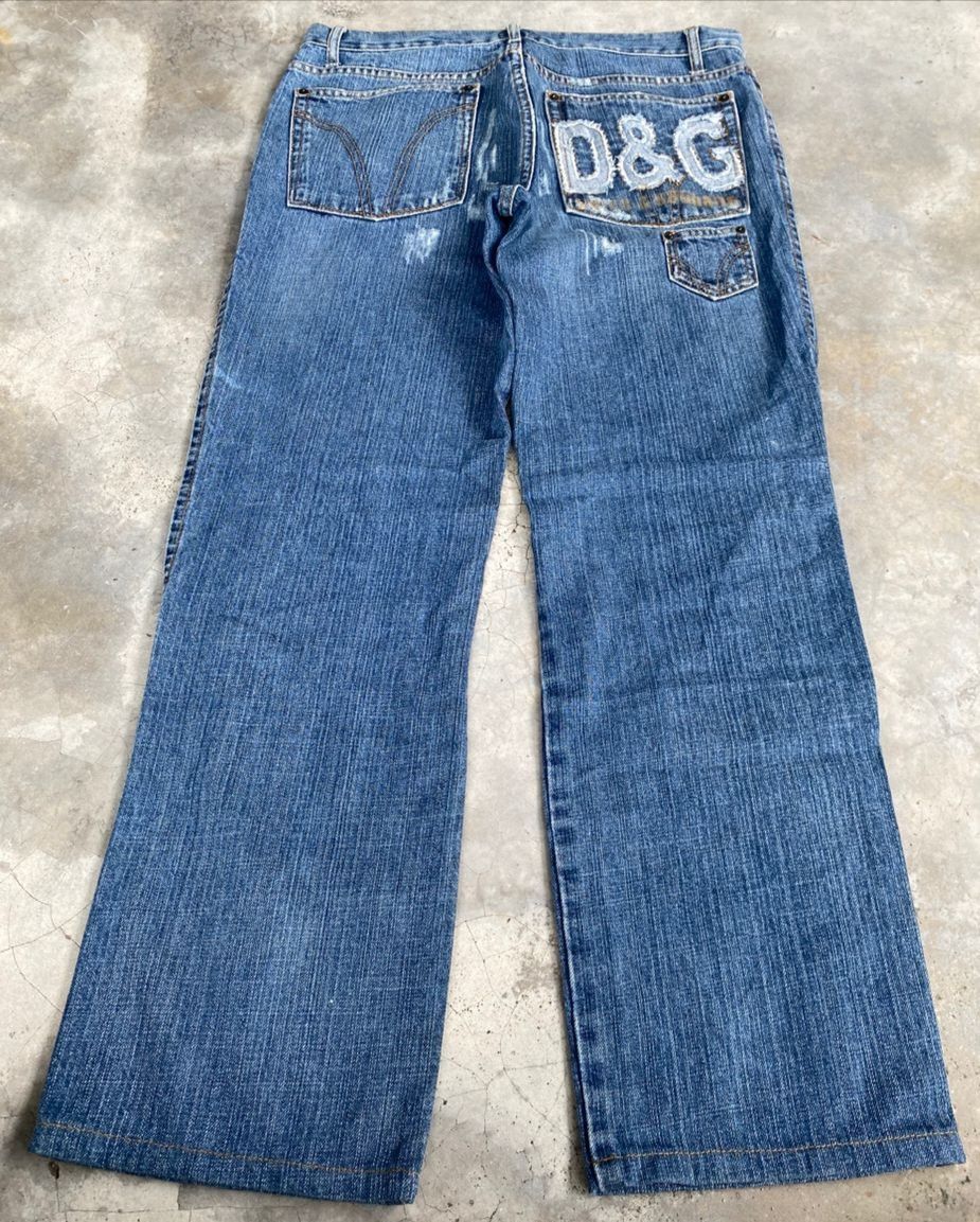 Dolce & Gabbana 💥BEST OFFER😊VINTAGE Y2K DOLCE & GABANNA DISTRESSED DENIM Size US 32 / EU 48 - 1 Thumbnail