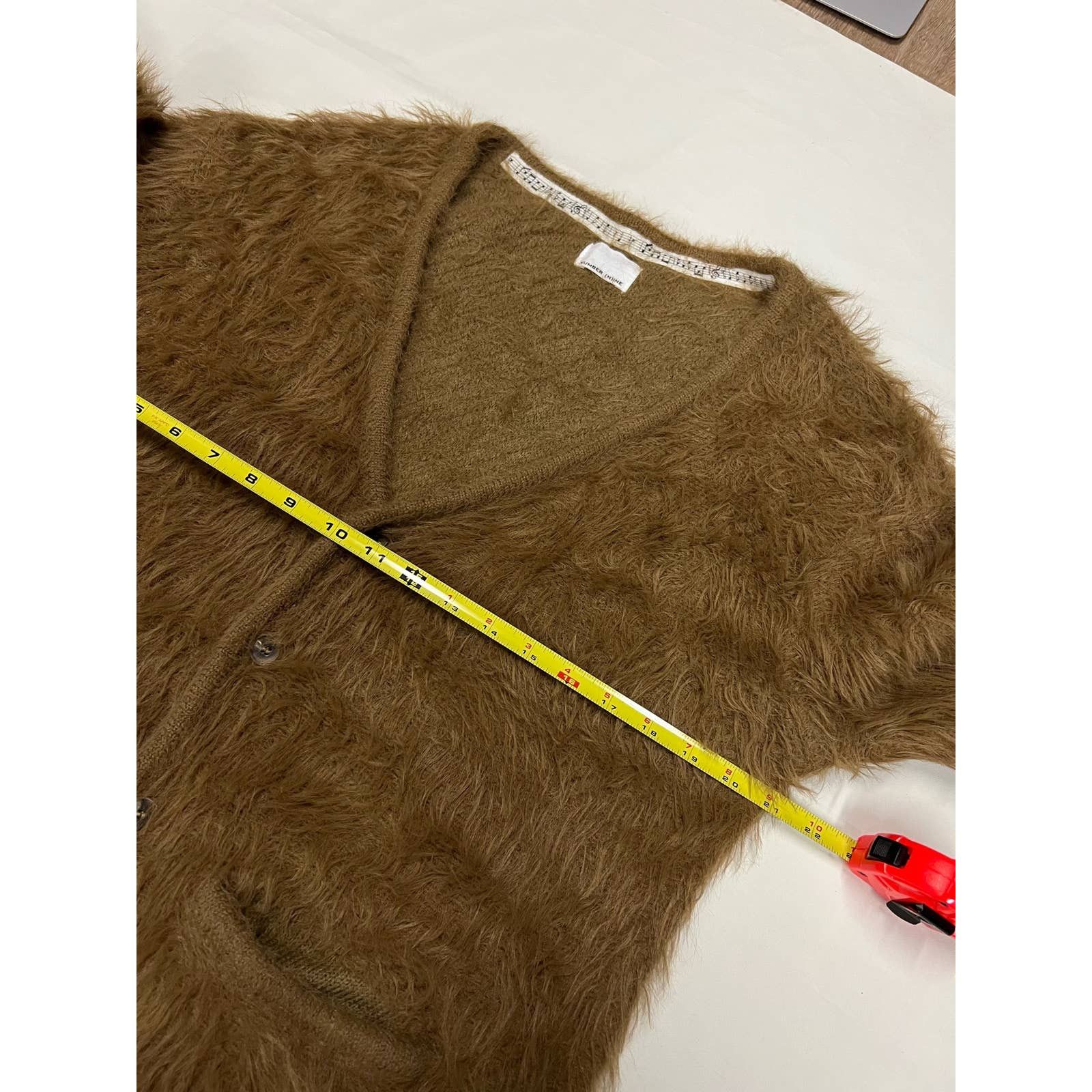 Number (N)ine Number Nine Mohair Fur Shag Cardigan Size US S / EU 44-46 / 1 - 5 Thumbnail