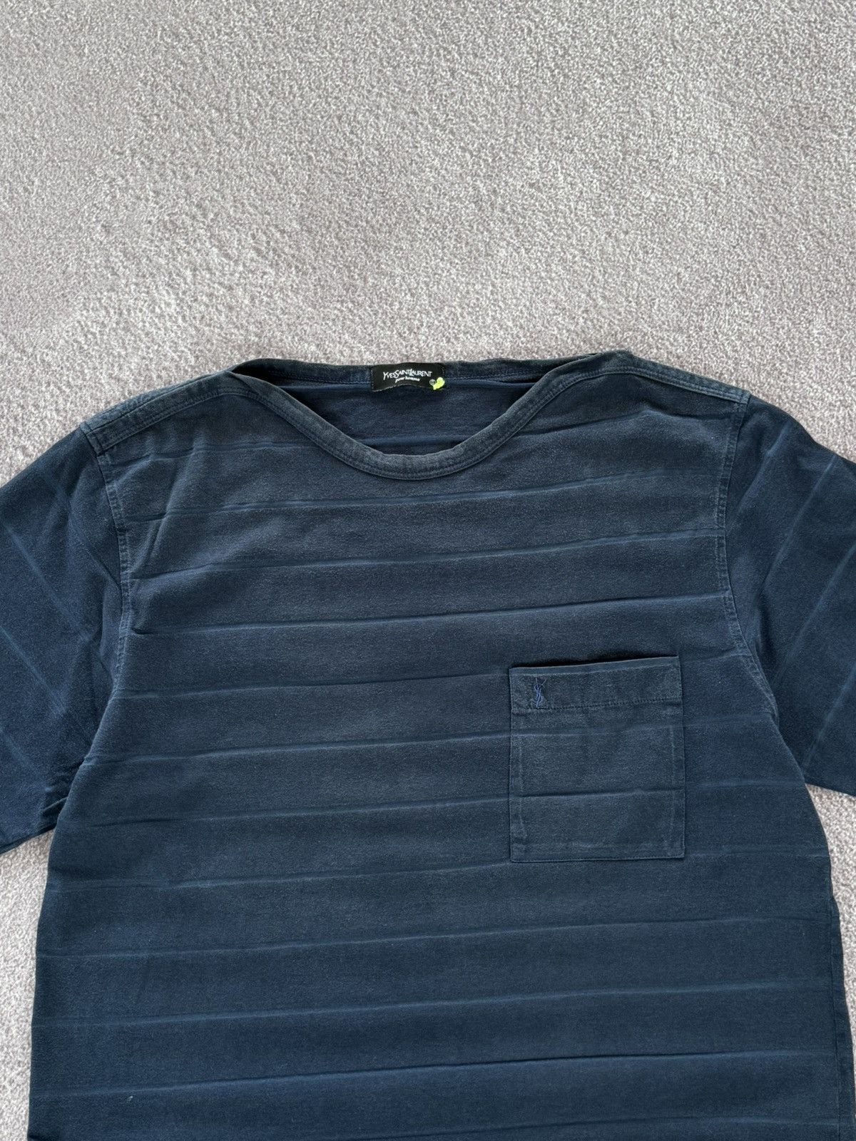 Yves Saint Laurent Yves Saint Laurent Vintage Faded 90’s T-Shirt Size US L / EU 52-54 / 3 - 2 Thumbnail