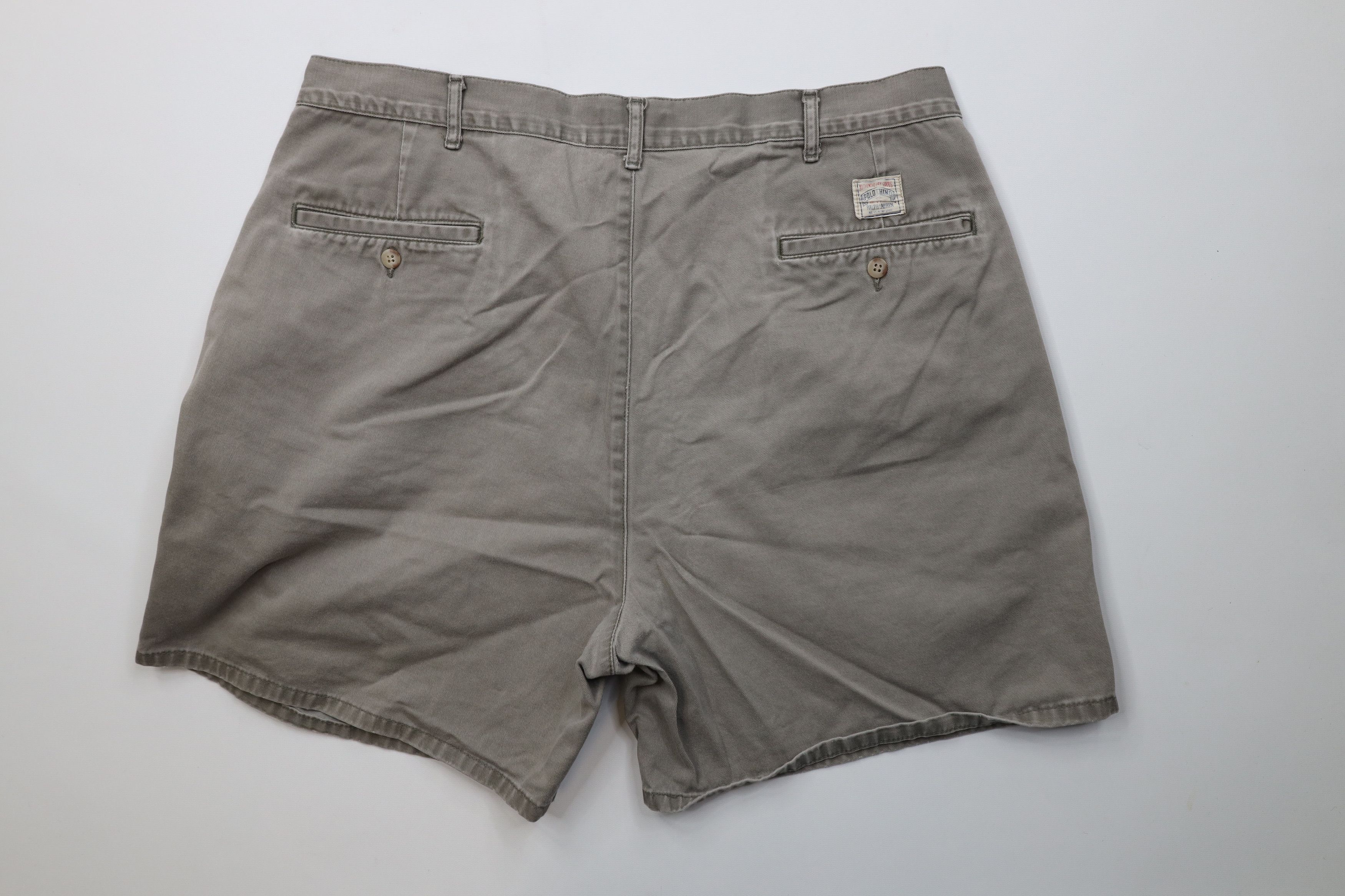 Ralph Lauren Vintage 90s Ralph Lauren Above Knee Chino Shorts Cotton USA Size US 38 / EU 54 - 10 Thumbnail
