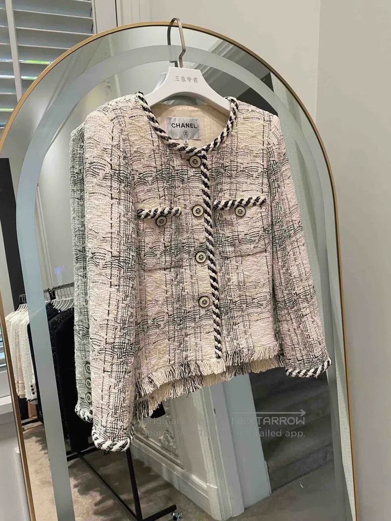 Chanel Chanel Waterfall series white tassel jacket Size XS / US 0-2 / IT 36-38 - 1 Thumbnail