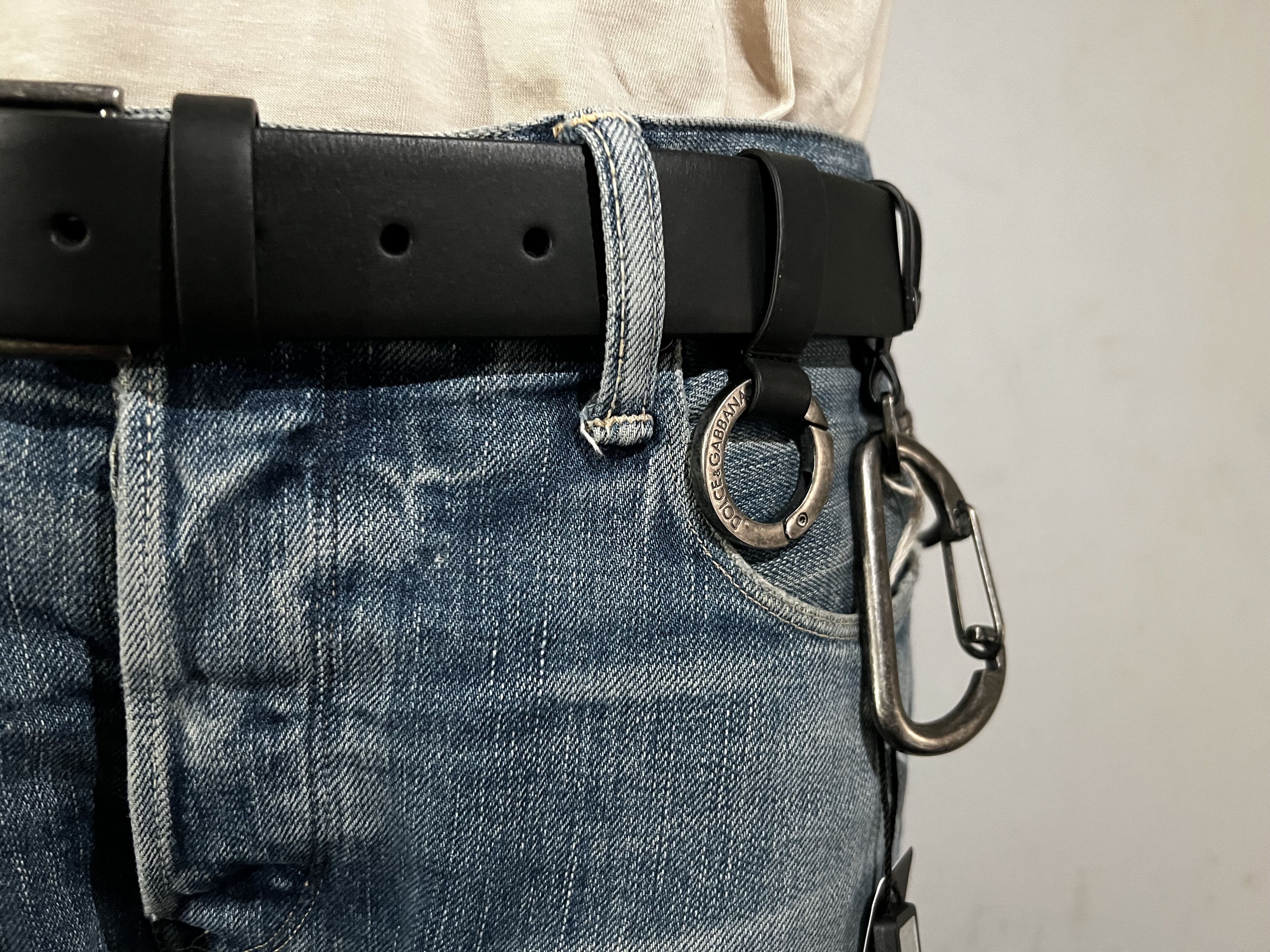 Dolce & Gabbana Leather Belts with Carabiner, Ring , Fastening Size ONE SIZE - 5 Thumbnail