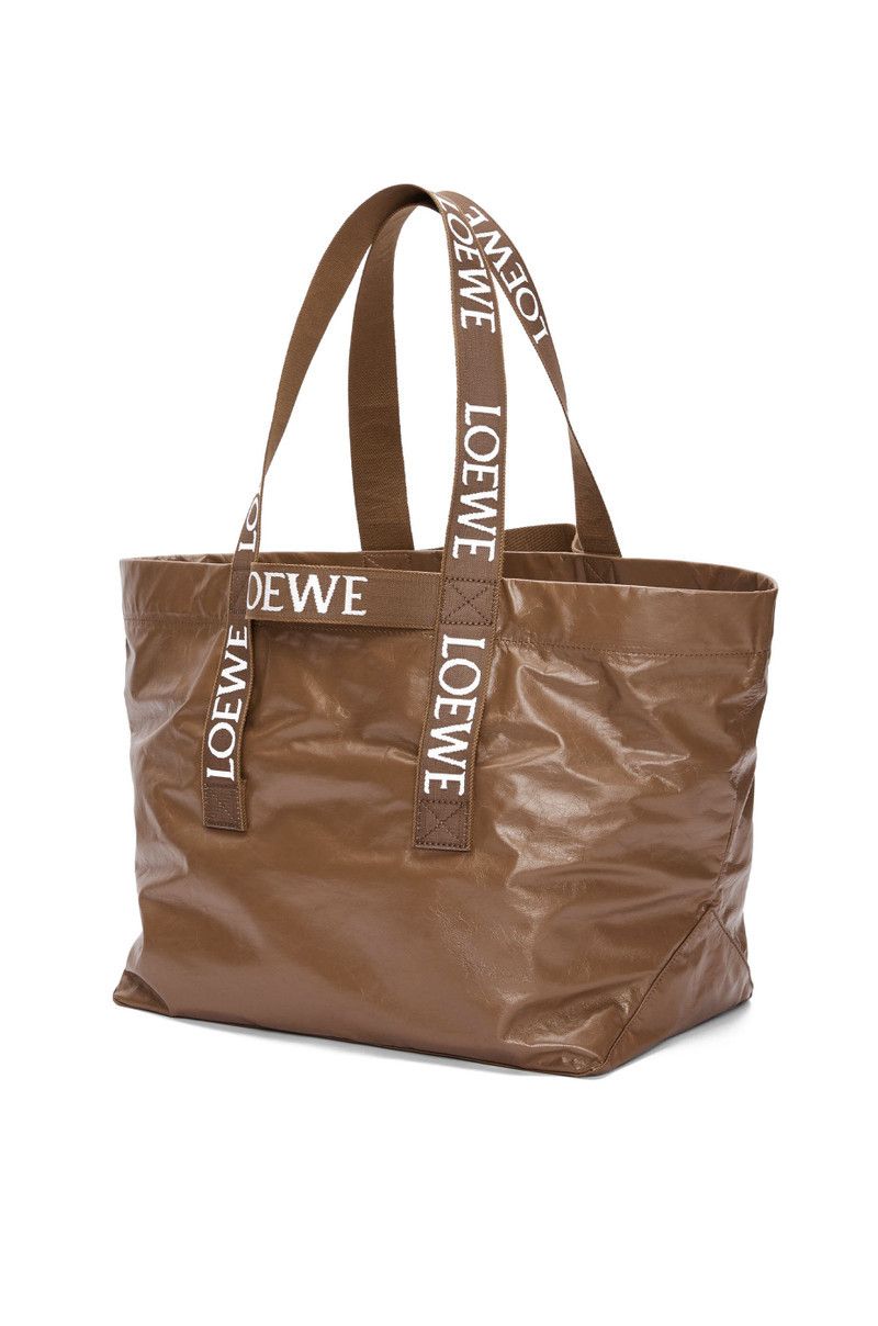Loewe o1in1g0426 Size: OS / Fold Shopper Bag in Winter Brown Size ONE SIZE - 2 Thumbnail