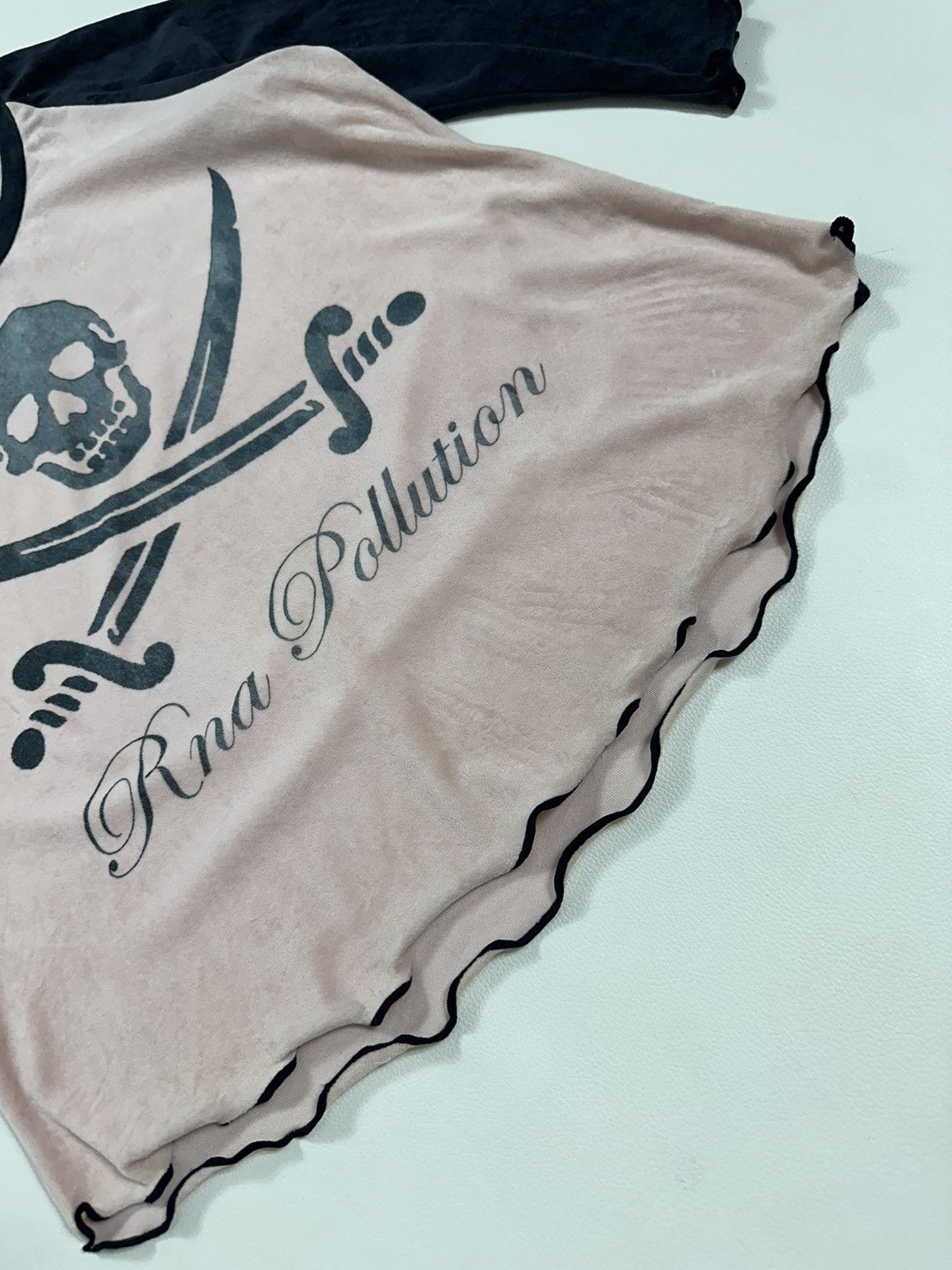 Japanese Brand RNA Slang Japan Love Spread 3/4 Sleeve Skull Pirate Punk Size M / US 6-8 / IT 42-44 - 13 Thumbnail