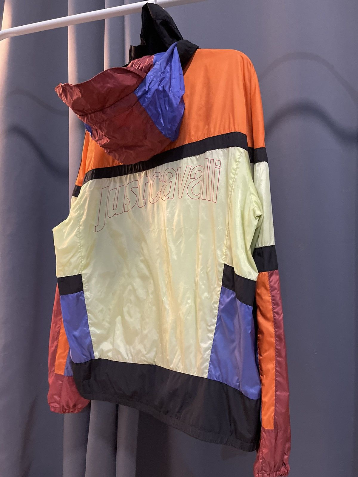 Just Cavalli Just Cavalli Colorblock Packable Hood Windbreaker Jacket Size US M / EU 48-50 / 2 - 2 Thumbnail