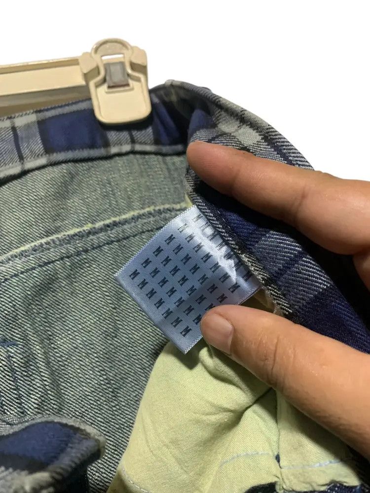 Undercover Costume x Undercover distressed check waist jeans Size US 31 - 14 Thumbnail
