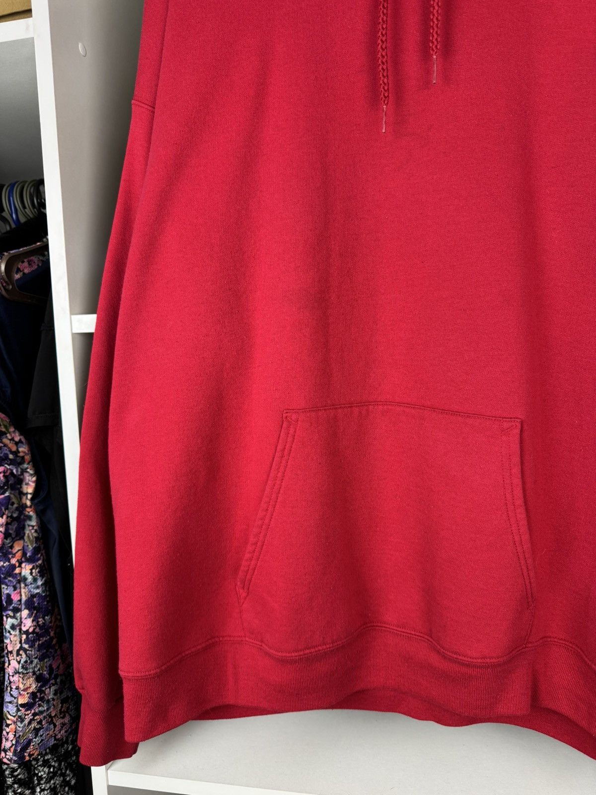 Hanes Hanes Red Blank Hoodie Size US XL / EU 56 / 4 - 9 Thumbnail