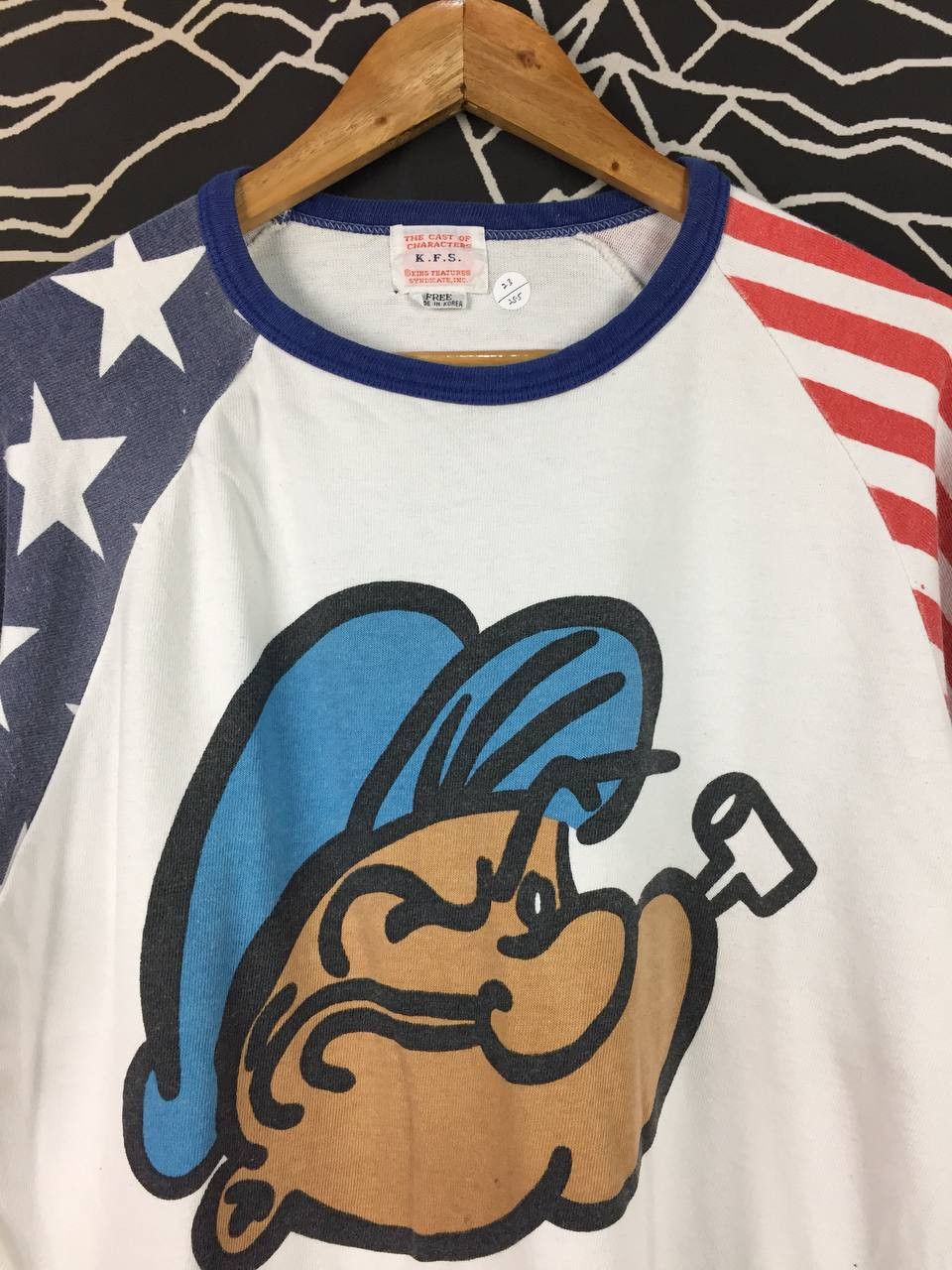 Vintage Vtg Popeye The Sailor Man The Cast of Characters Cartoon Tee Size US XL / EU 56 / 4 - 3 Thumbnail