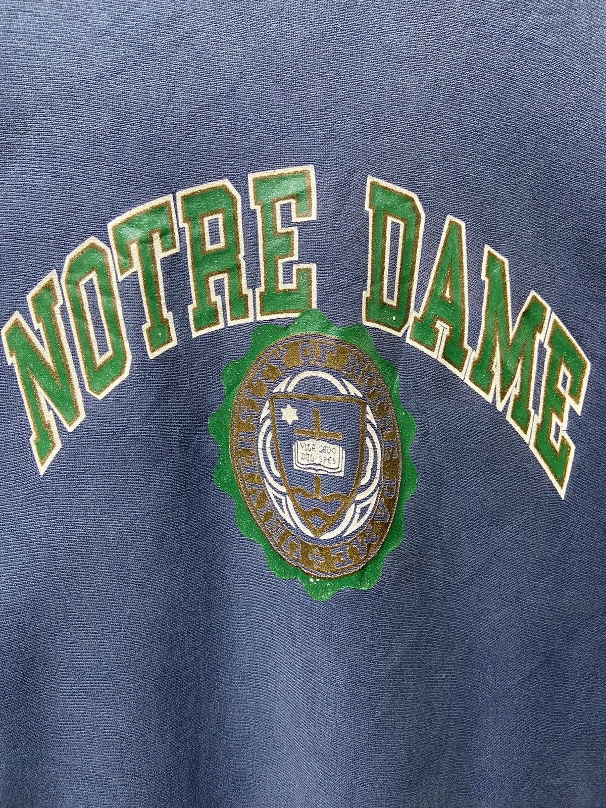 Champion Vintage Champion Notre Dame Reverse wave Sweashirt Size US S / EU 44-46 / 1 - 4 Thumbnail