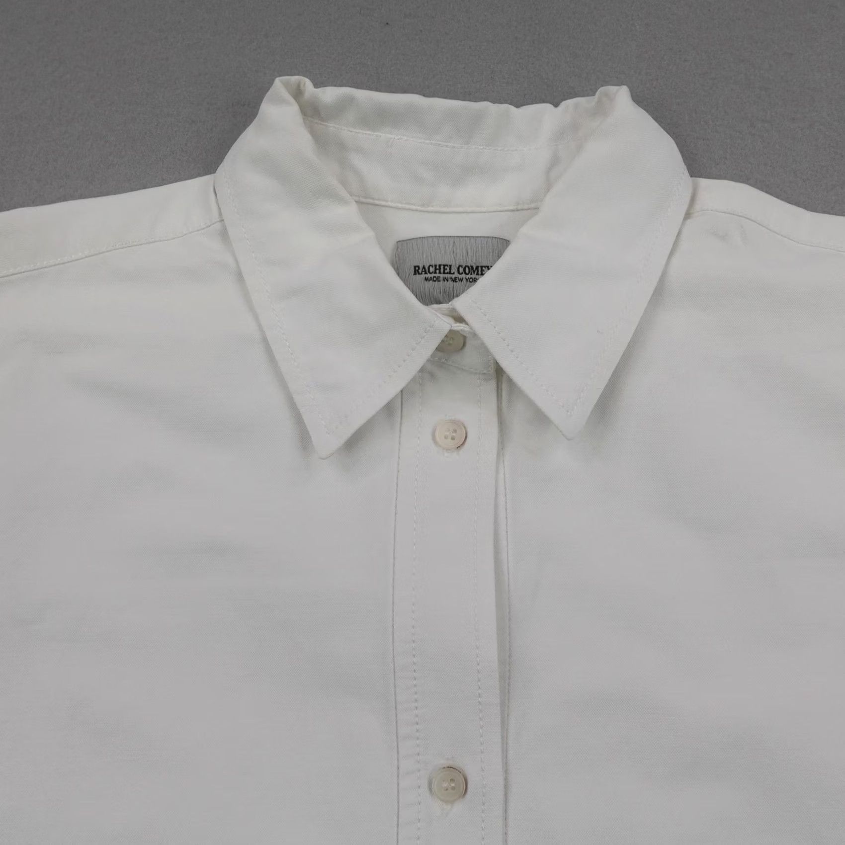 Rachel Comey Rachel Comey Oversized White Tunic Overshirt Button Up Top Blouse Womens L Size L / US 10 / IT 46 - 2 Thumbnail
