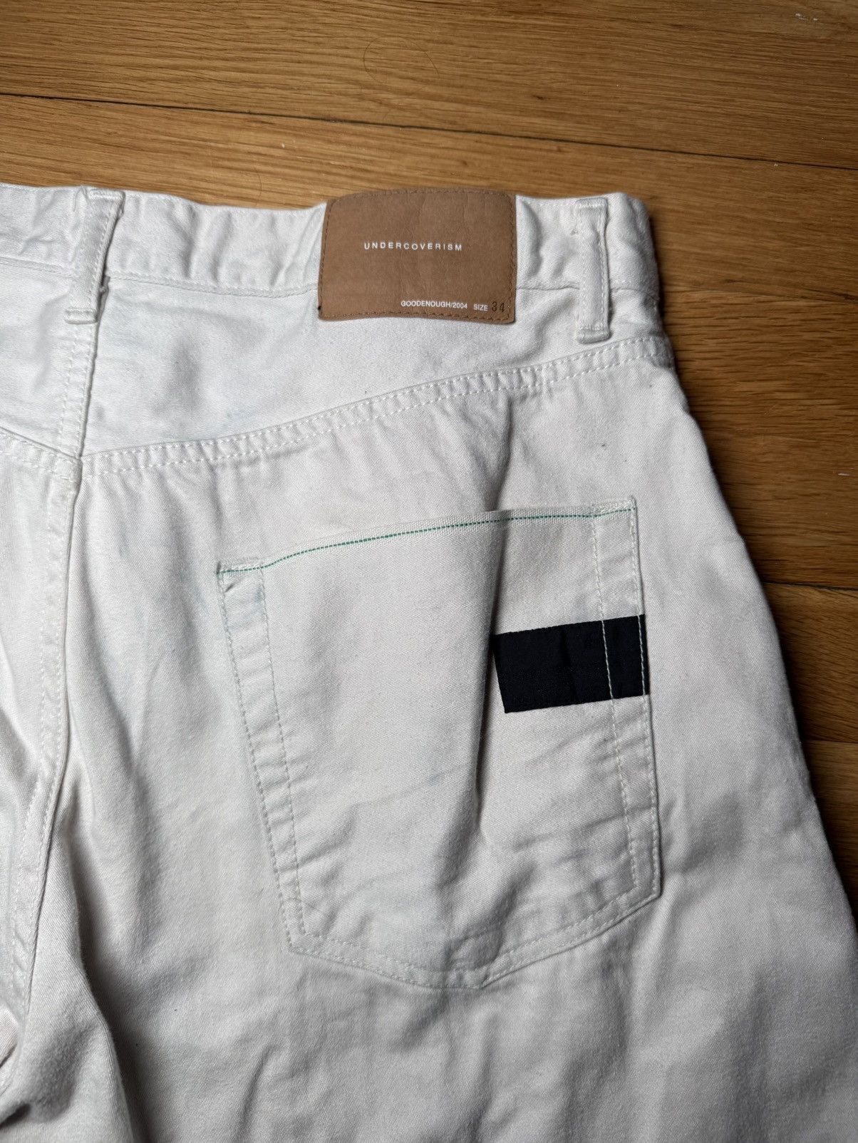 Undercover 2004SS Undercover x GOODENOUGH White Pants Jun Takahashi Size US 34 / EU 50 - 10 Thumbnail