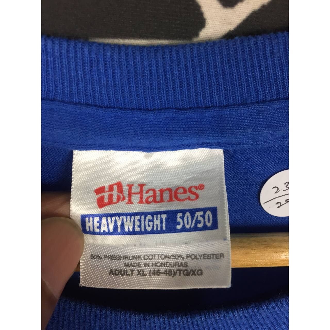 Hanes × Vintage Vtg Y2K Hanes Heavyweight 50/50 Partons Pizza Promo Tee Size US XL / EU 56 / 4 - 7 Thumbnail
