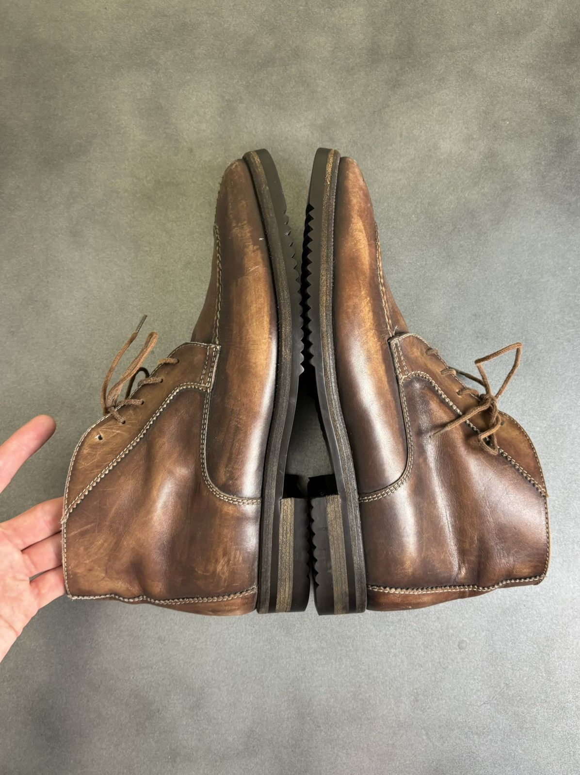 Brioni × Designer Brioni Boots 41 Brogues Chelsea Dress Leather Moc Paraboot Size US 8.5 / EU 41-42 - 12 Thumbnail