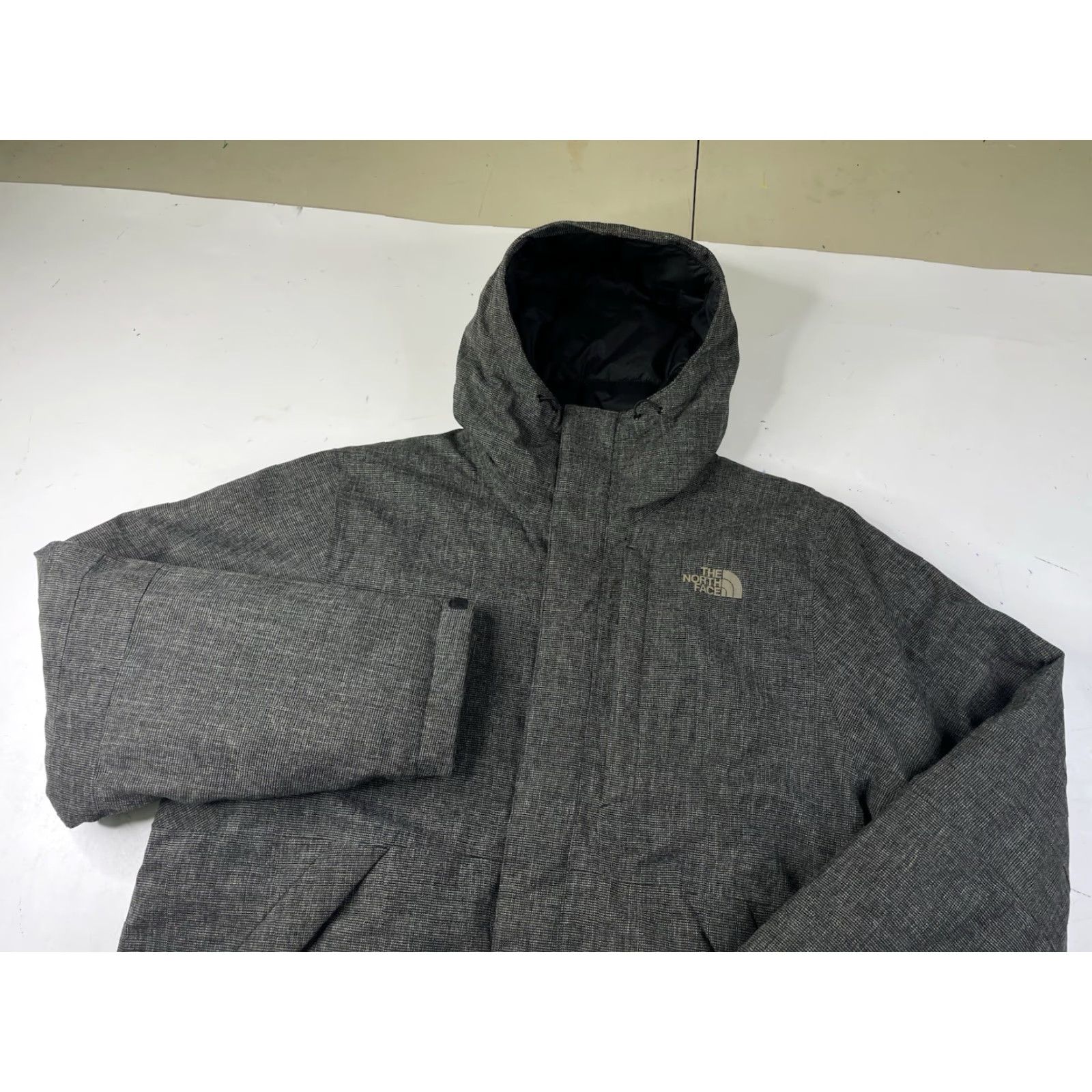 The North Face The North Face Tweed Stanwix Jacket Insulated Hooded Waterproof Gray Mens XL Size US XL / EU 56 / 4 - 5 Thumbnail